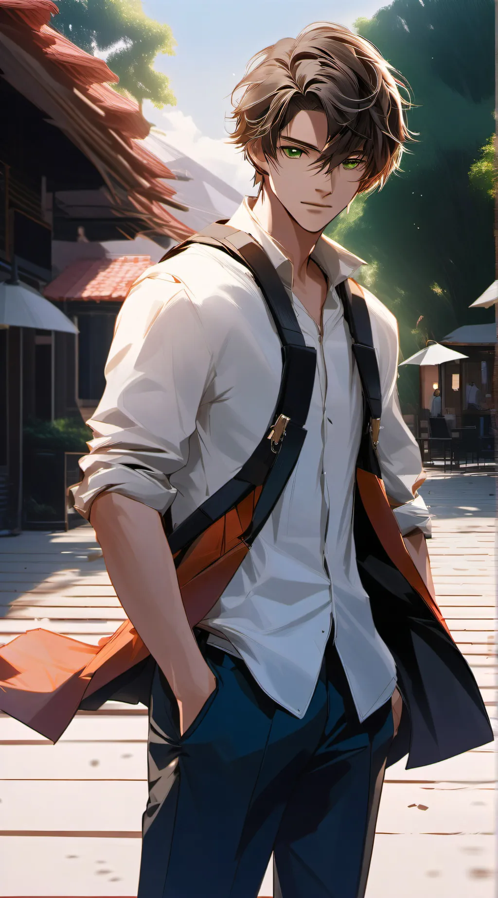 ai character: Blake background