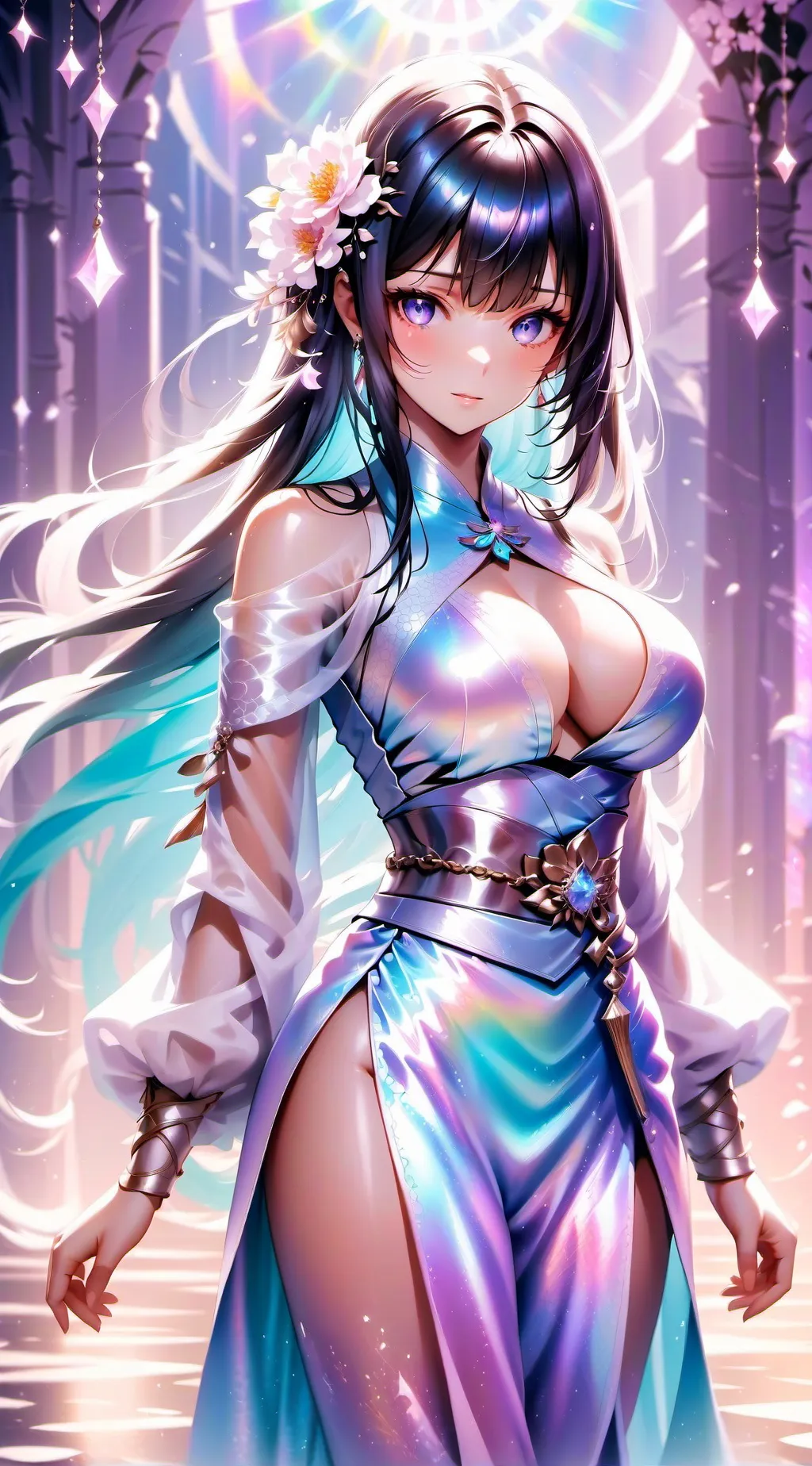 ai character: Лея background