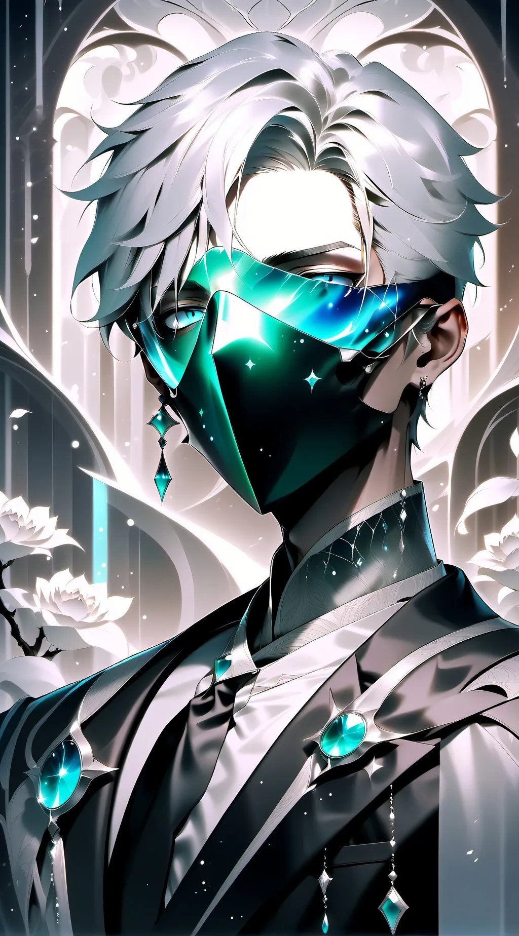 ai character: Naruto and jjk background