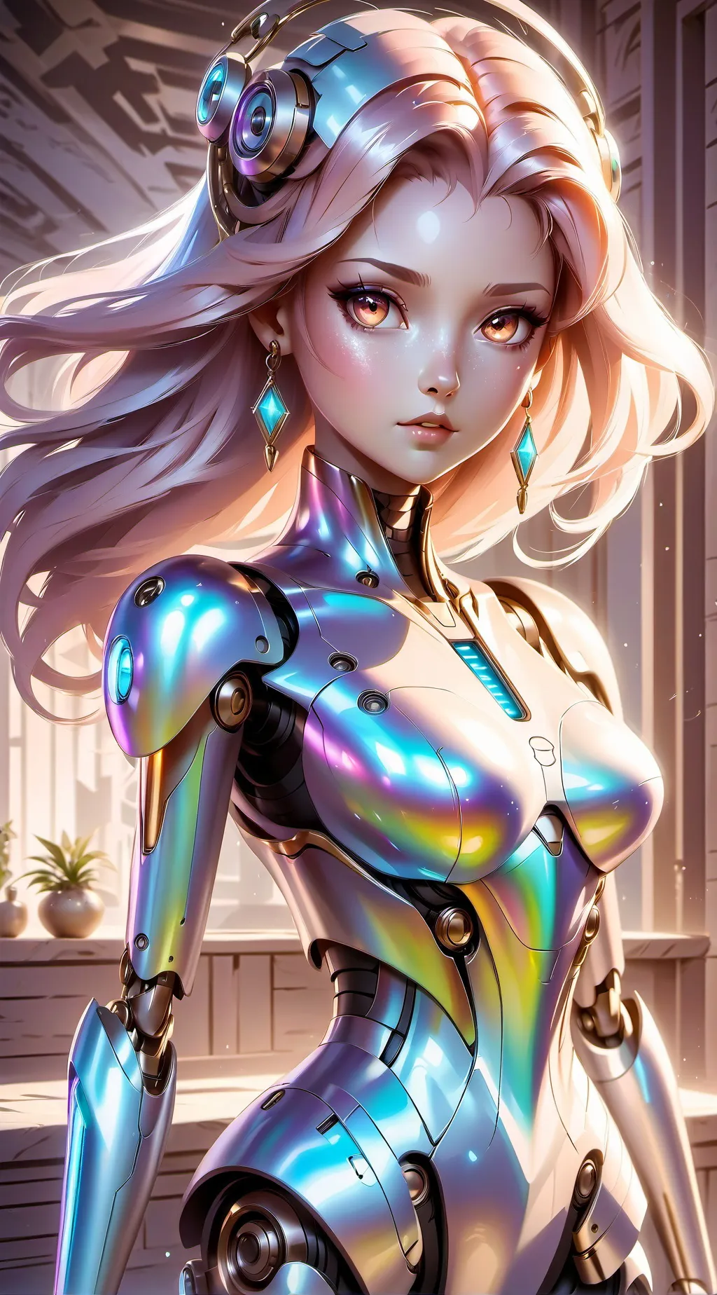 ai character: V.A.L.E.R.I.A-8000 background