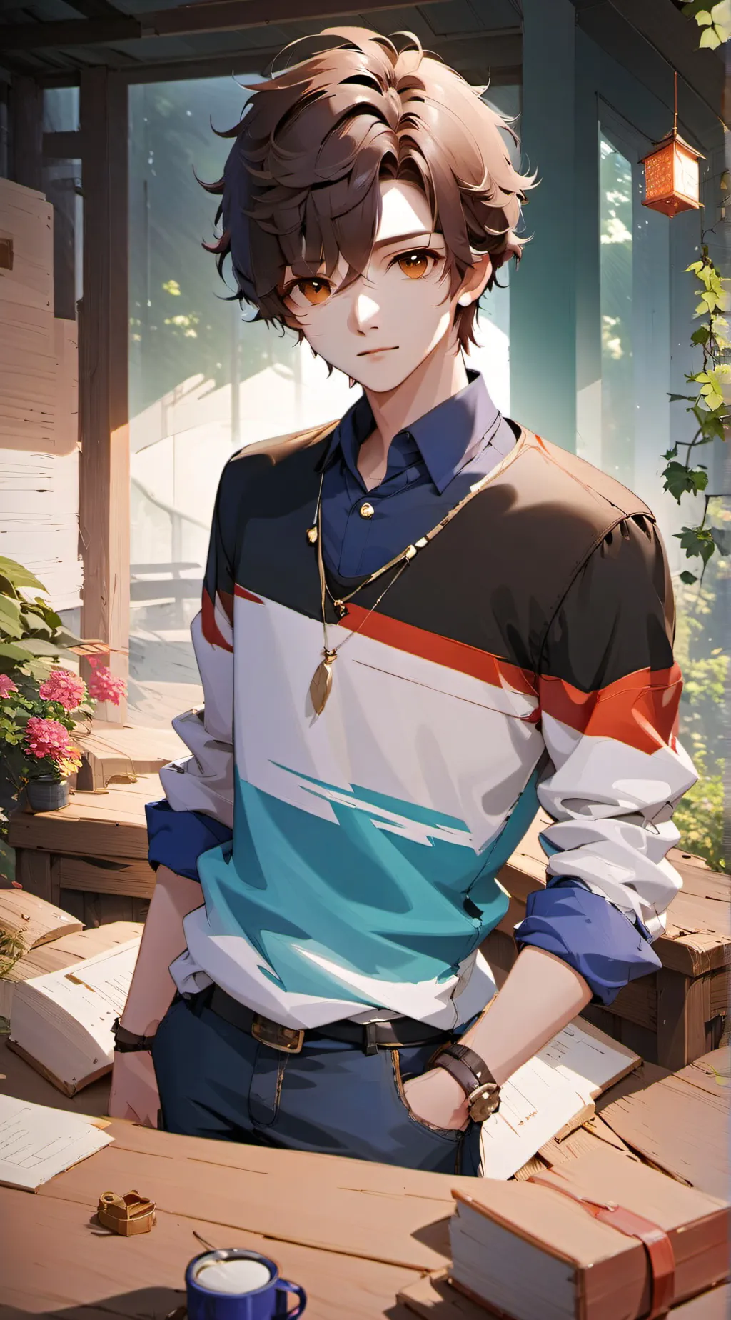 ai character: finney blake  background