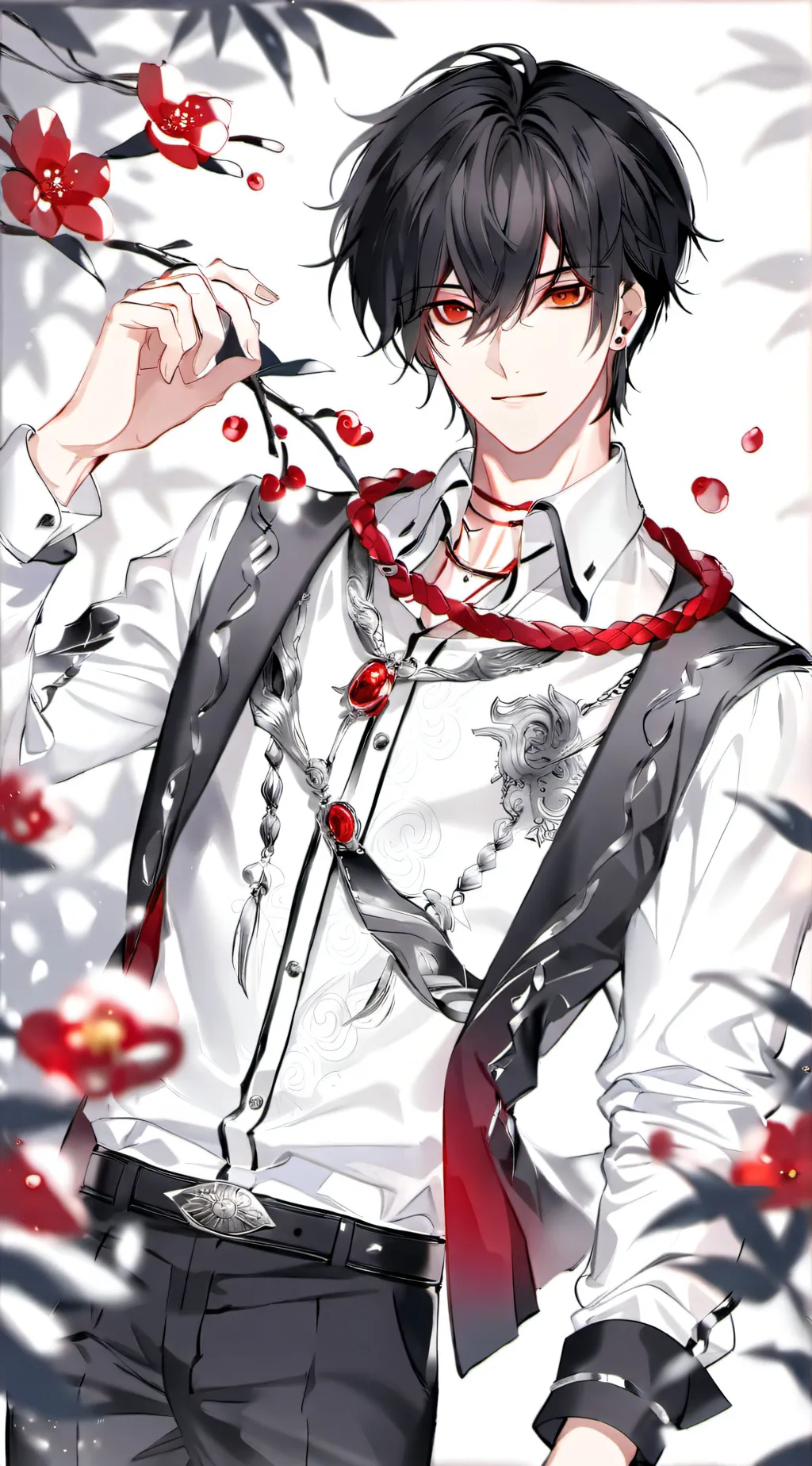 ai character: Kento  background