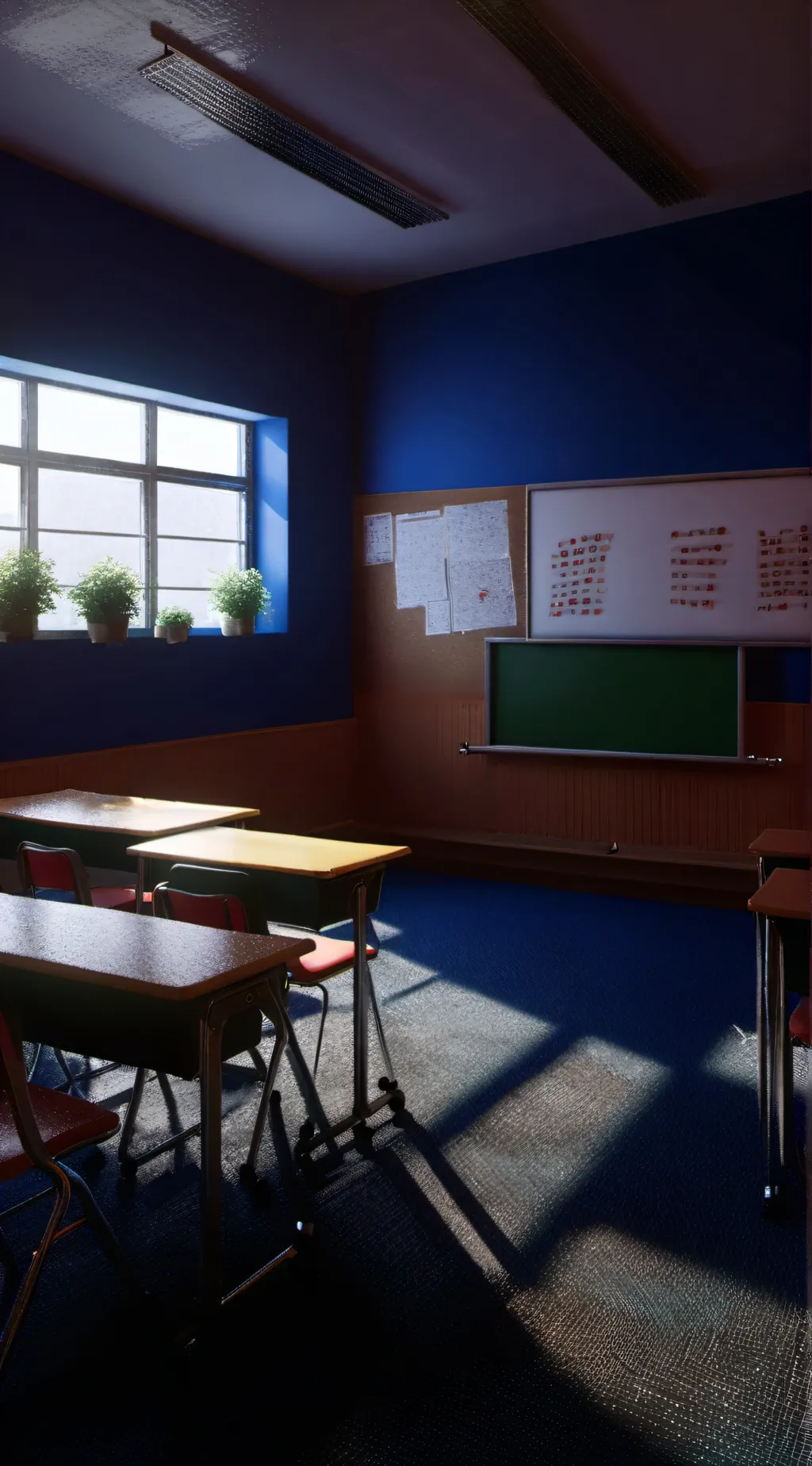 ai character: School background