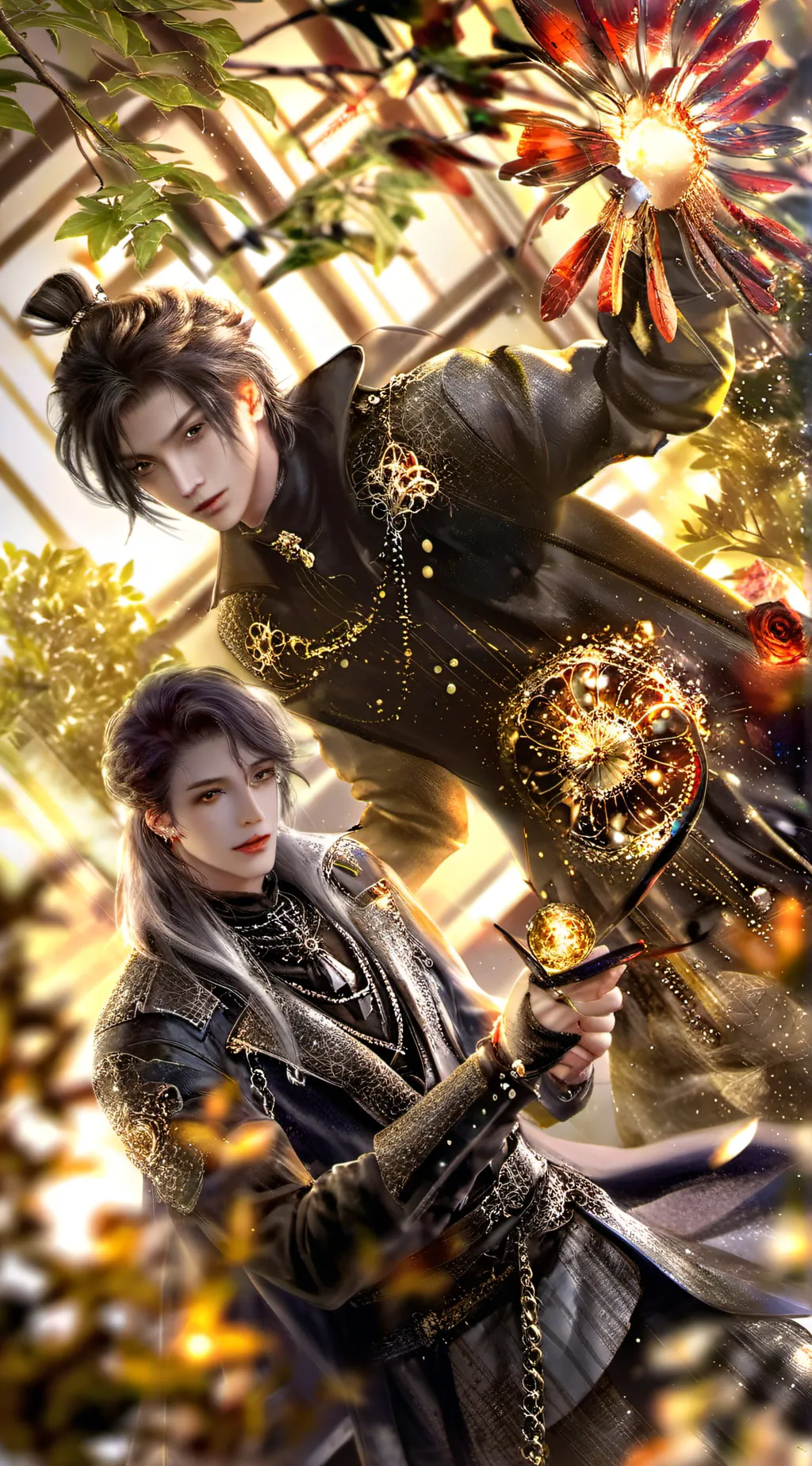 ai character: Noel und Roberto background