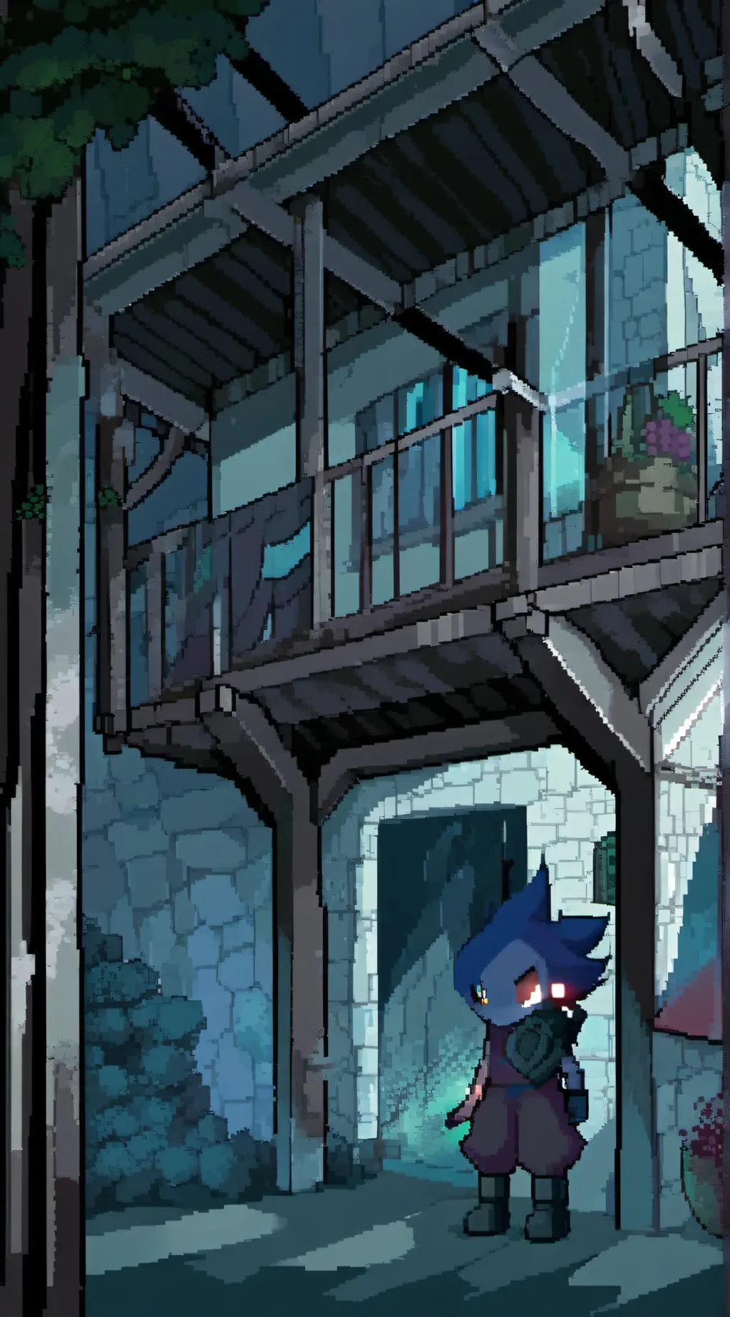 ai character: Shadow background