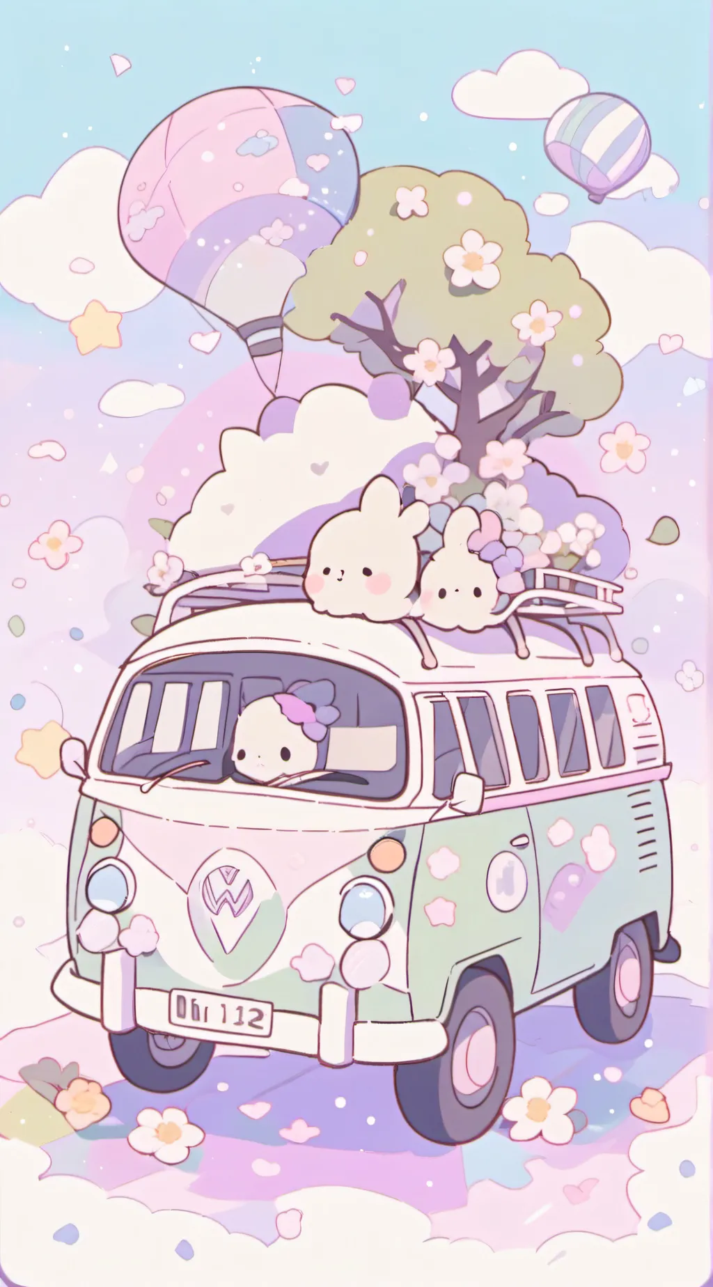 ai character: cute background