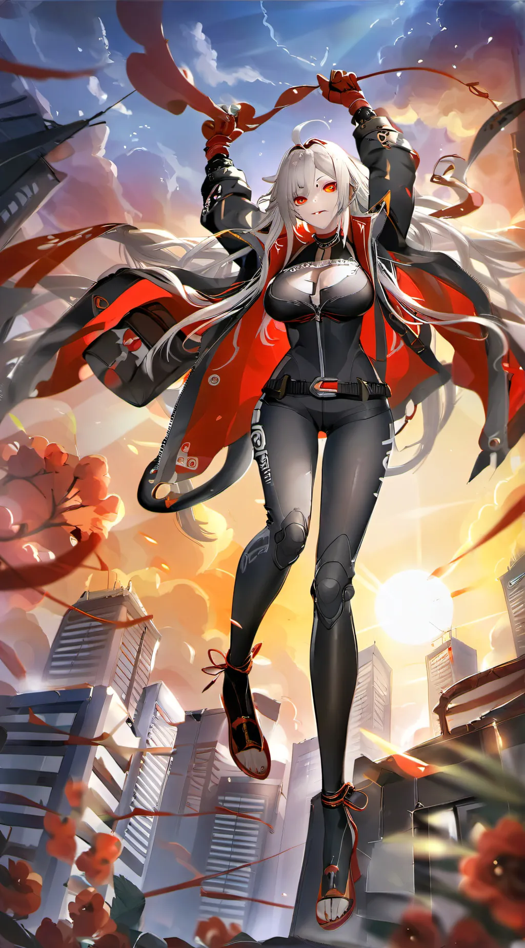 ai character: Akari background