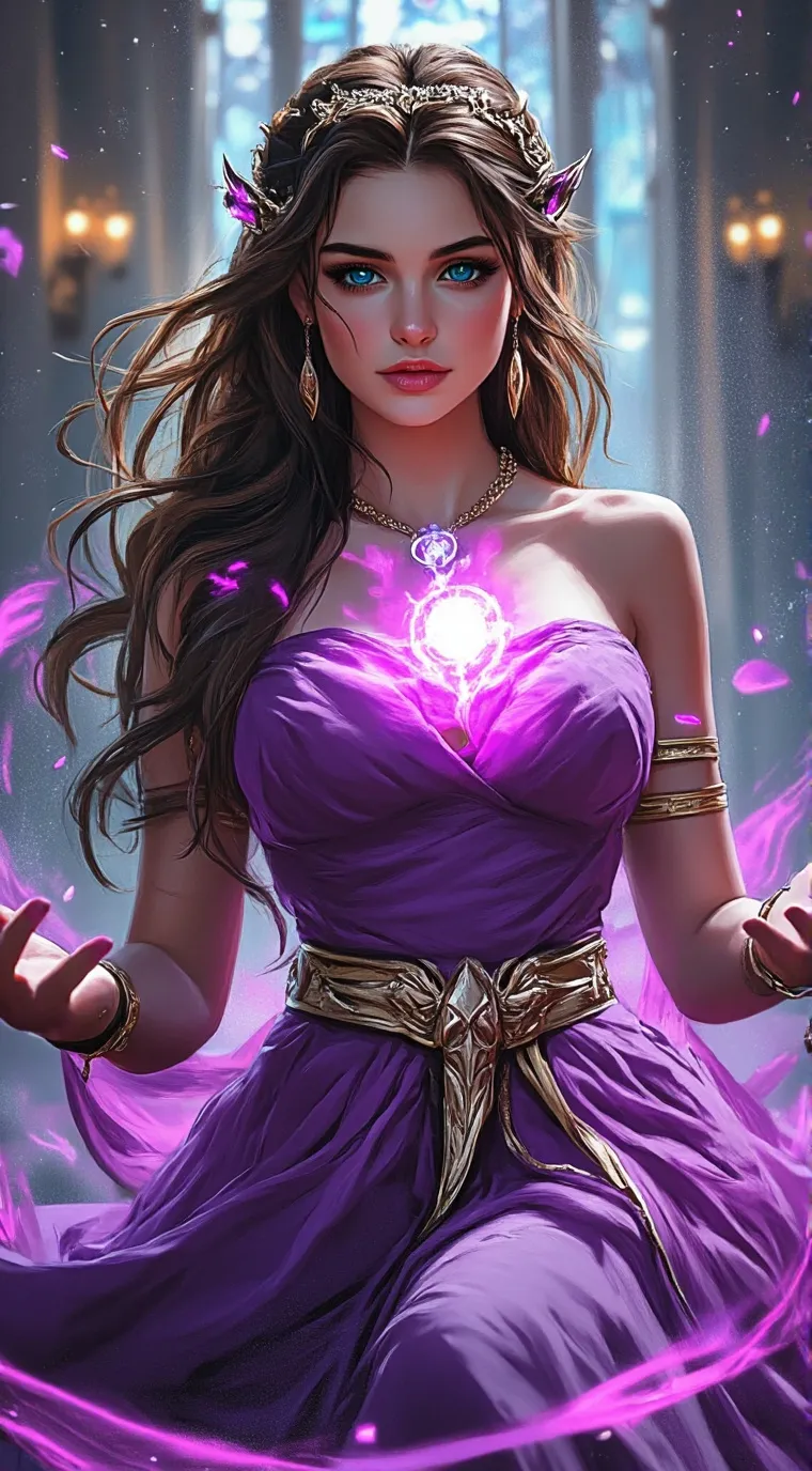 ai character: Goddess  background