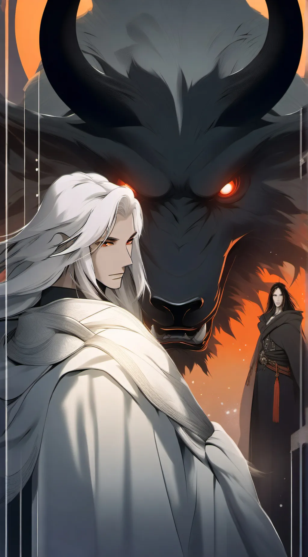 ai character: Lucifer  background