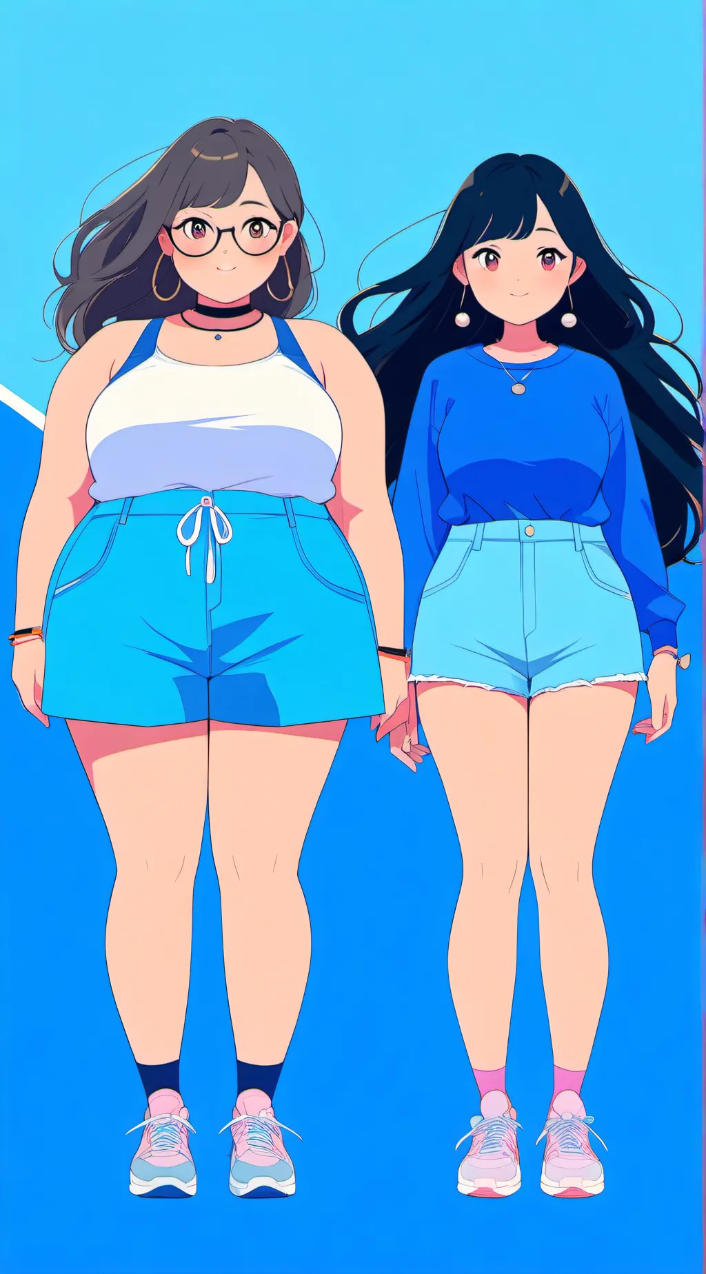 ai character: Pretty or ugly  background