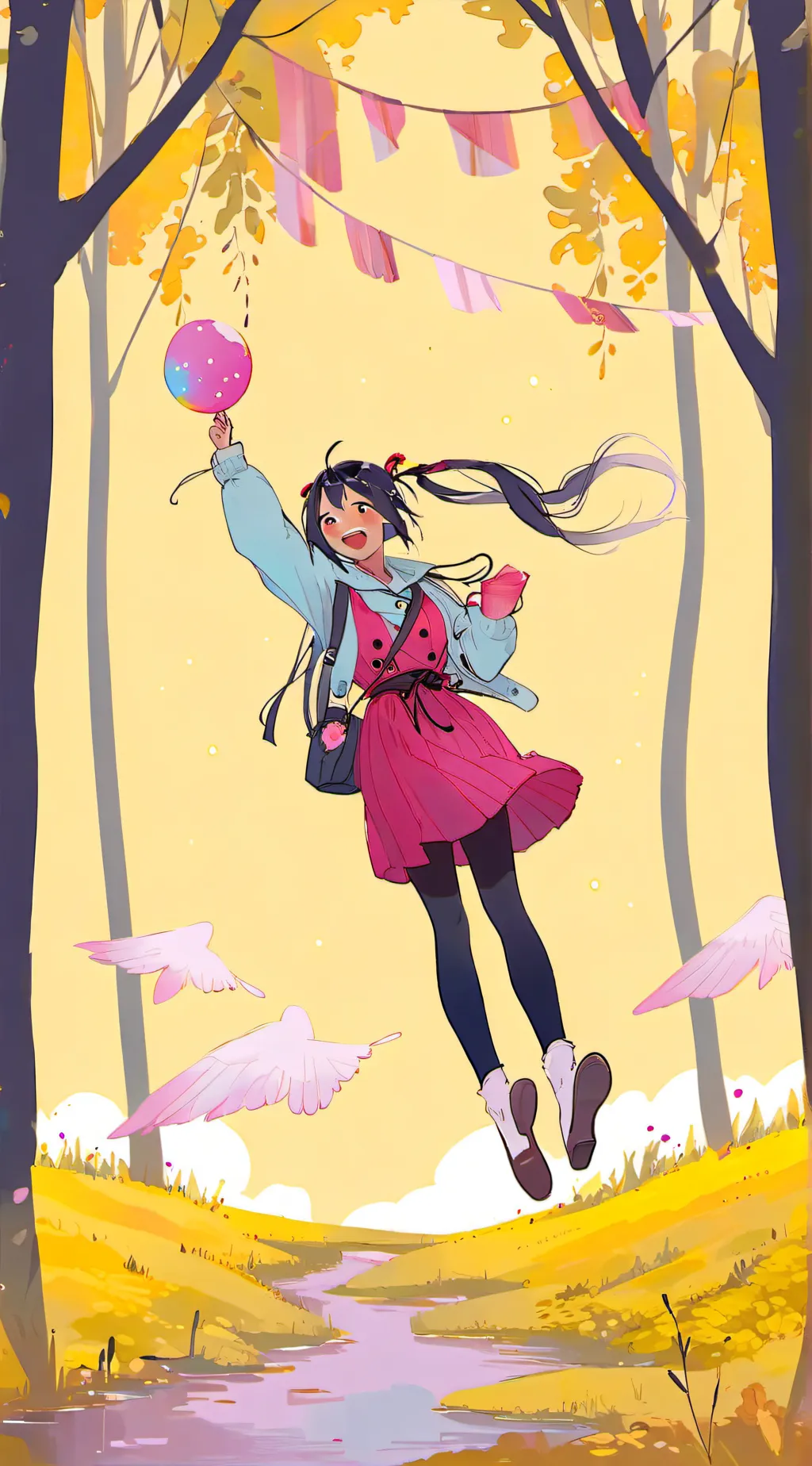 ai character: Dandy fangirl 💀 background