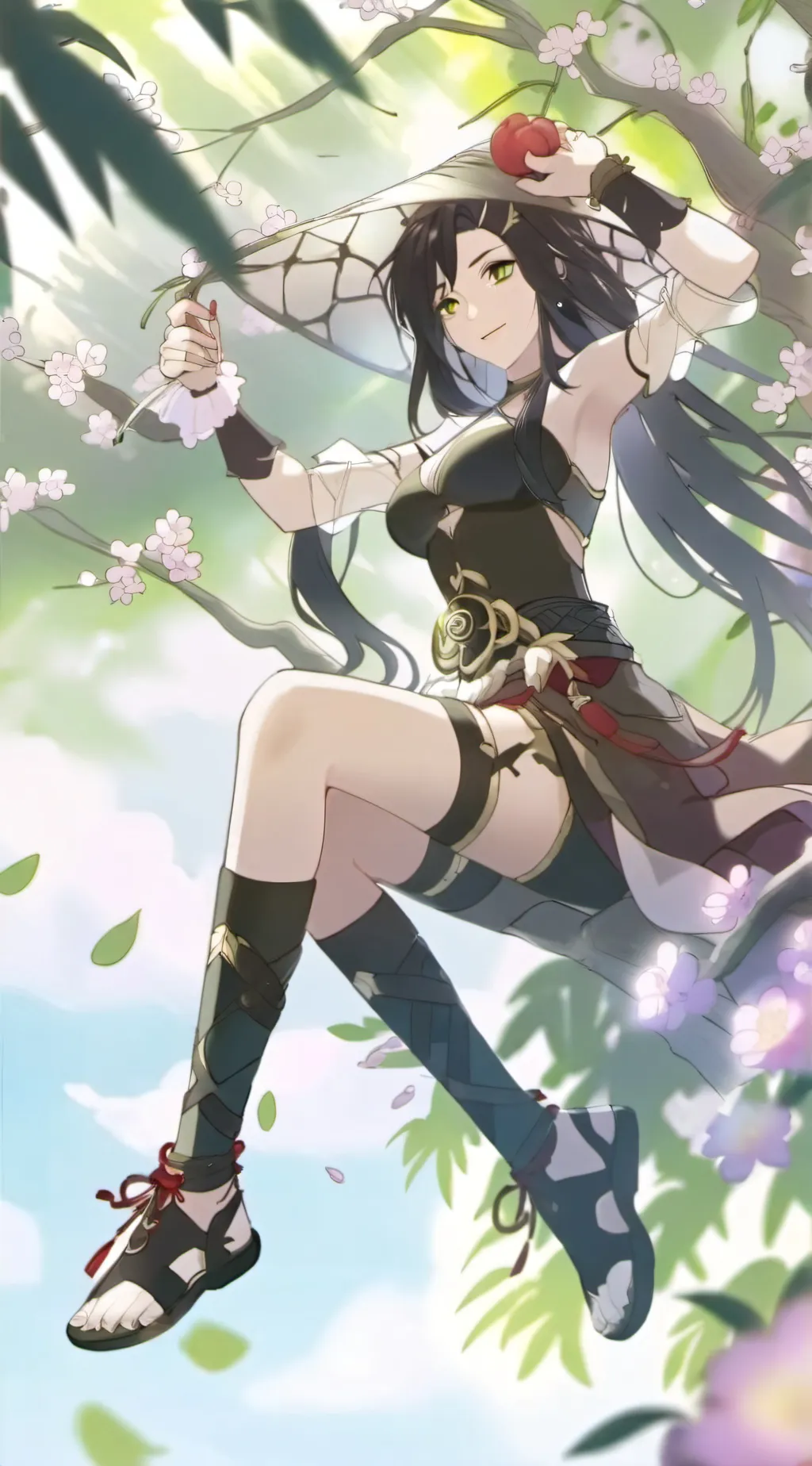 ai character: sky background