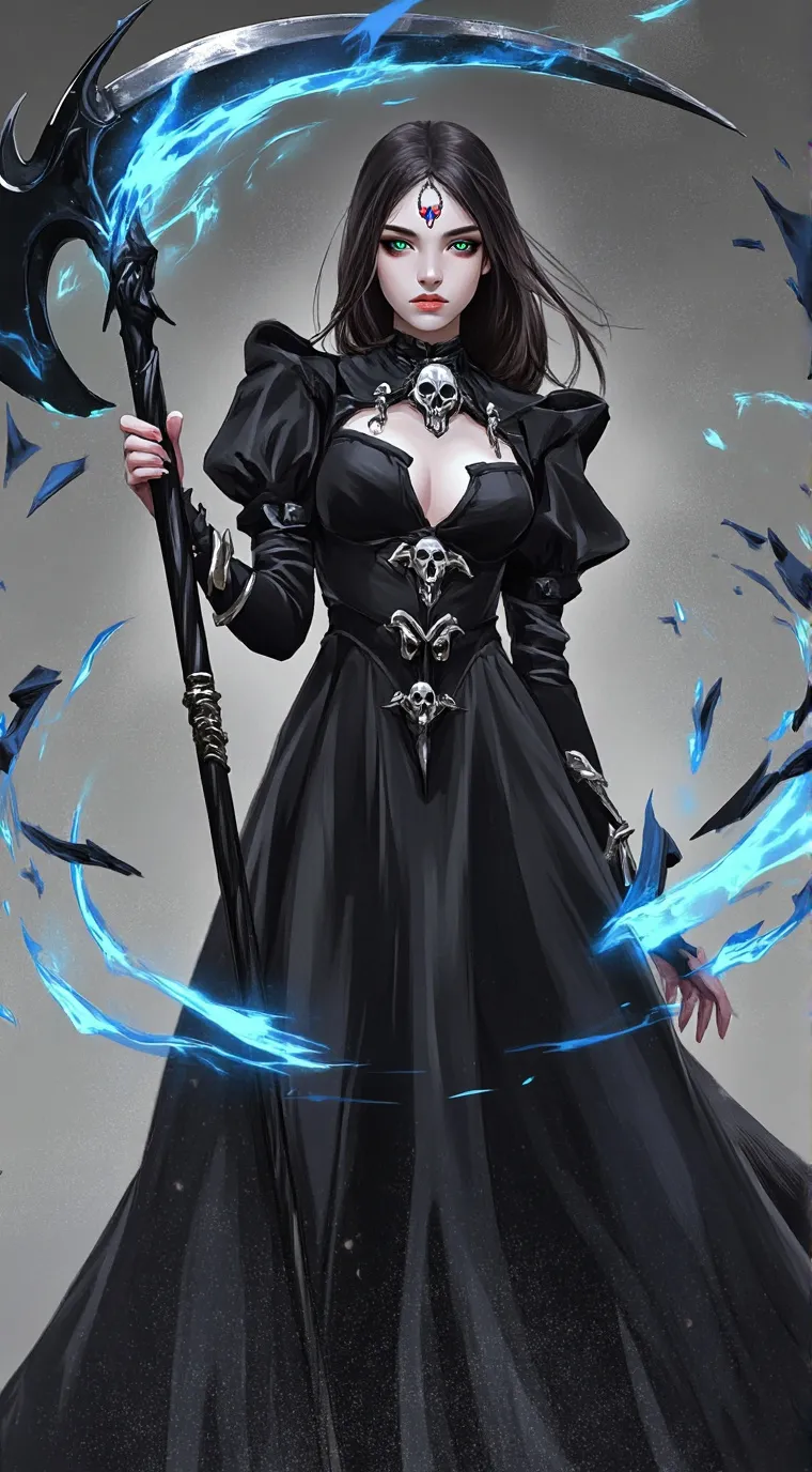 ai character: Lady Death background
