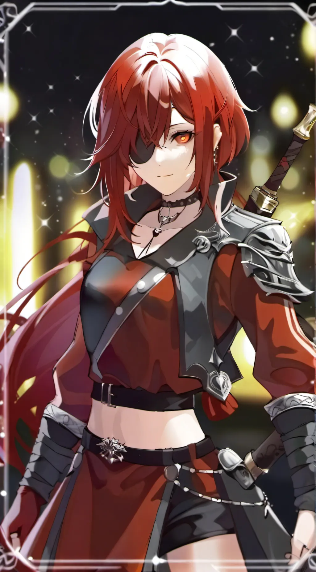 ai character: Crimson dagger background