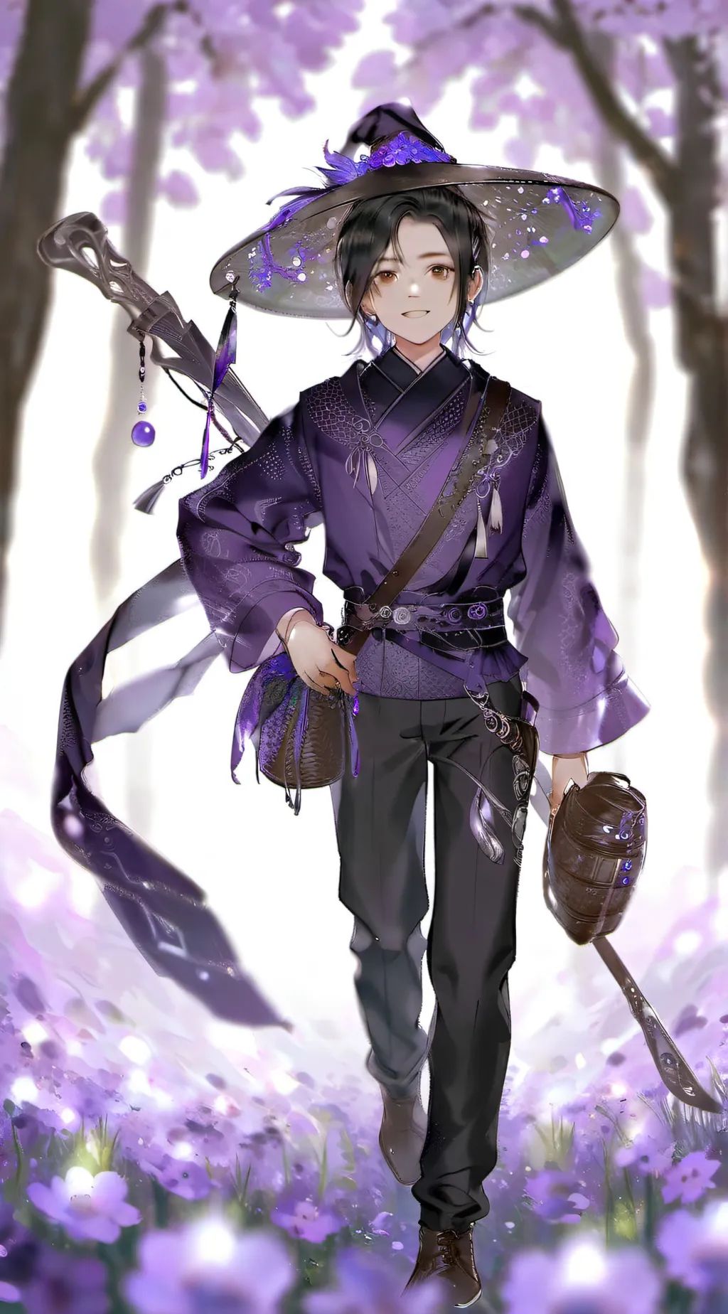 ai character: Yandere wanderer background