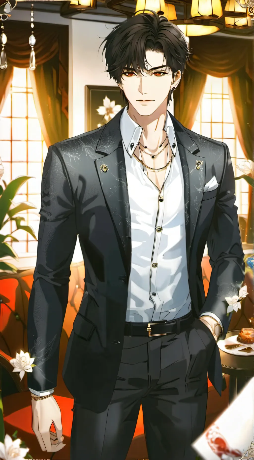 ai character: leo background