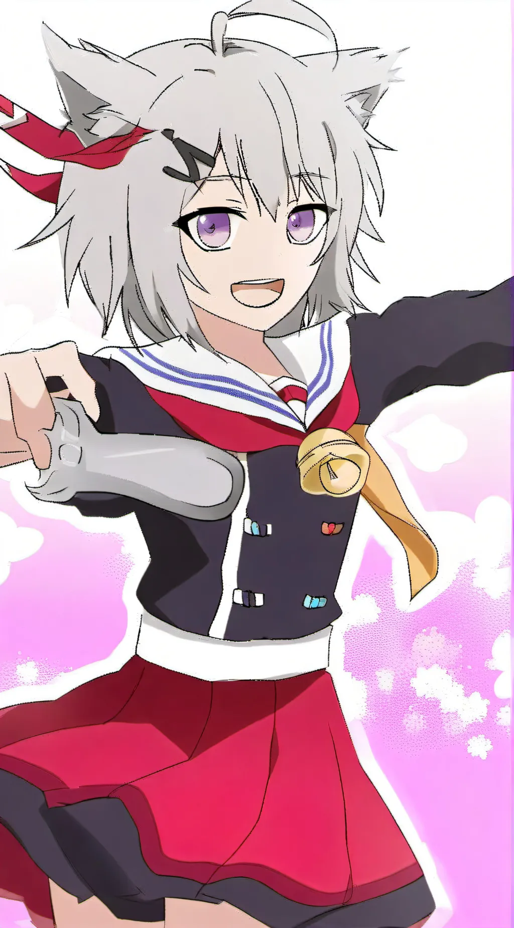 ai character: kitty  background