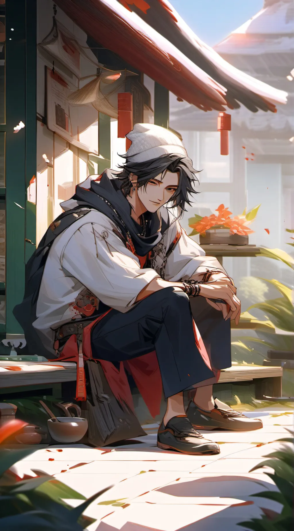 ai character: Cam background