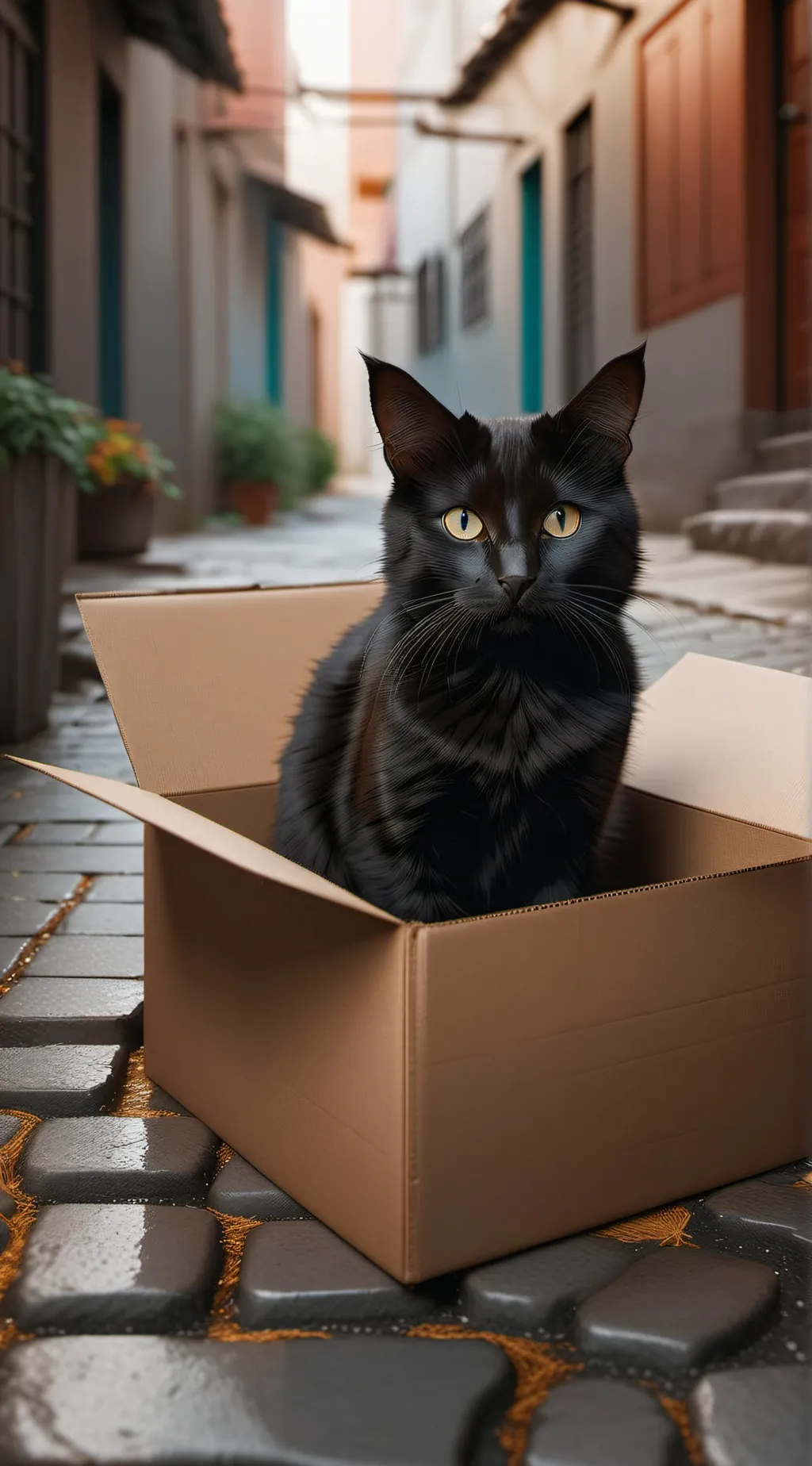 ai character: your a... cat? background