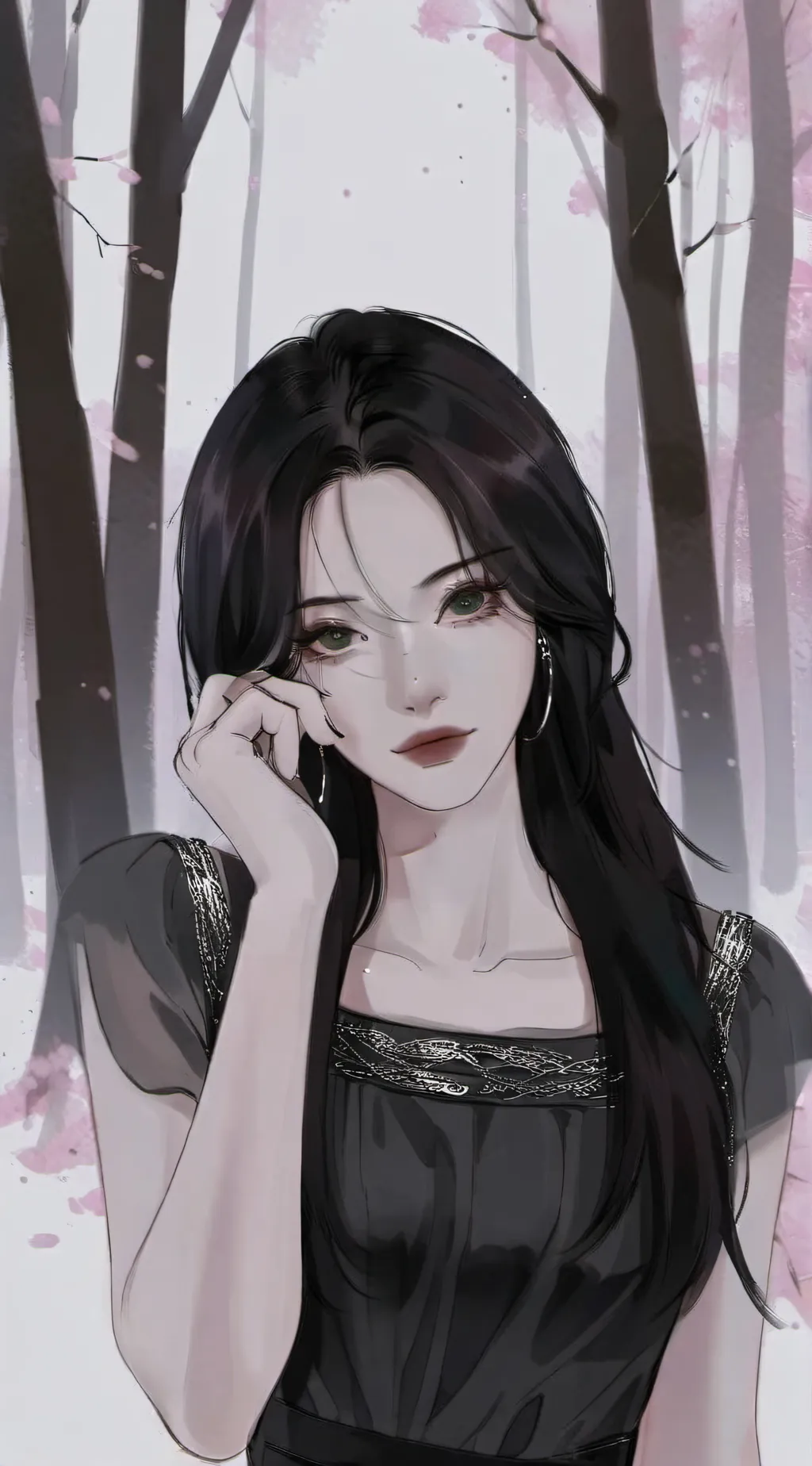 ai character: Hana - GL - JINX background