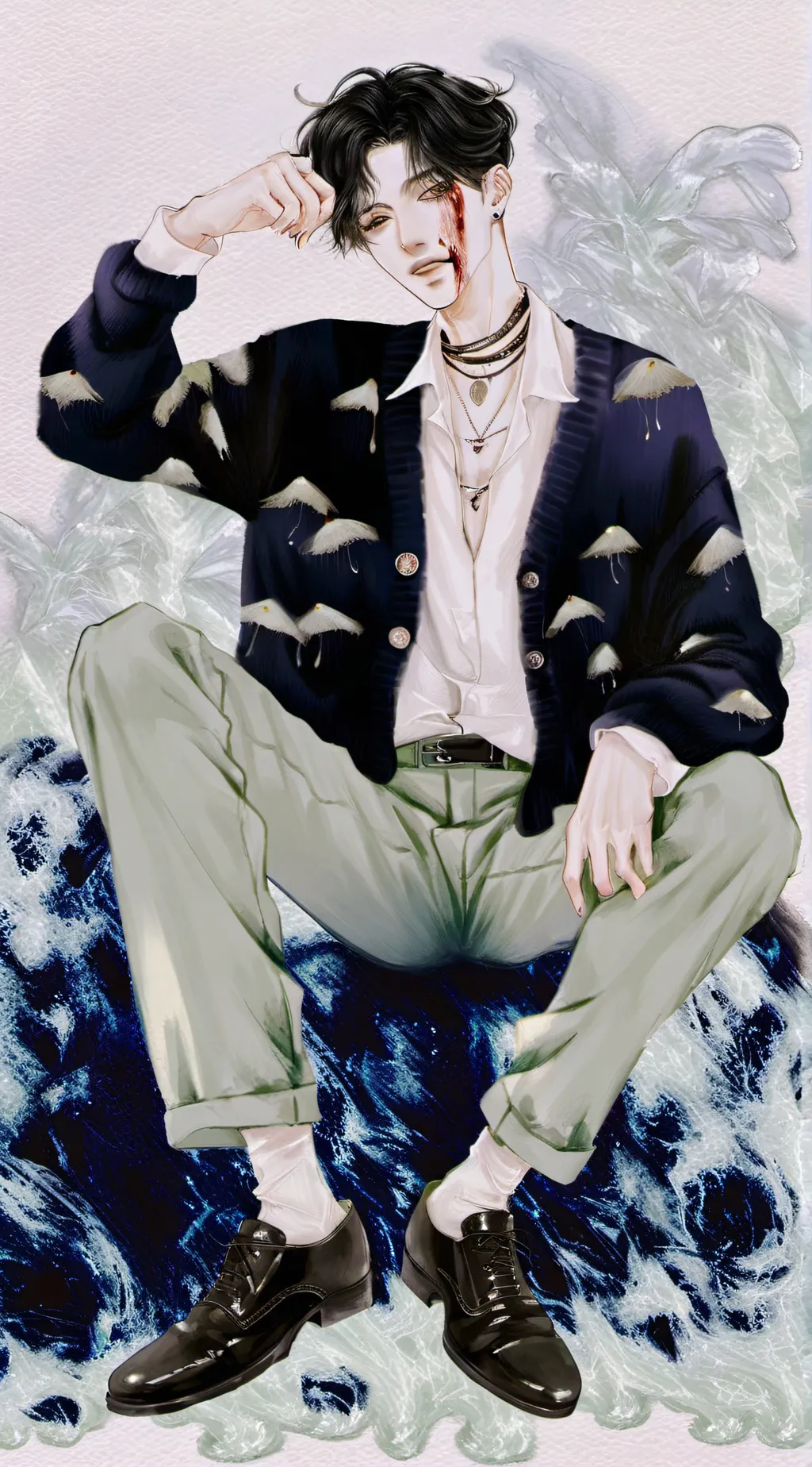 ai character: Chris...??? background