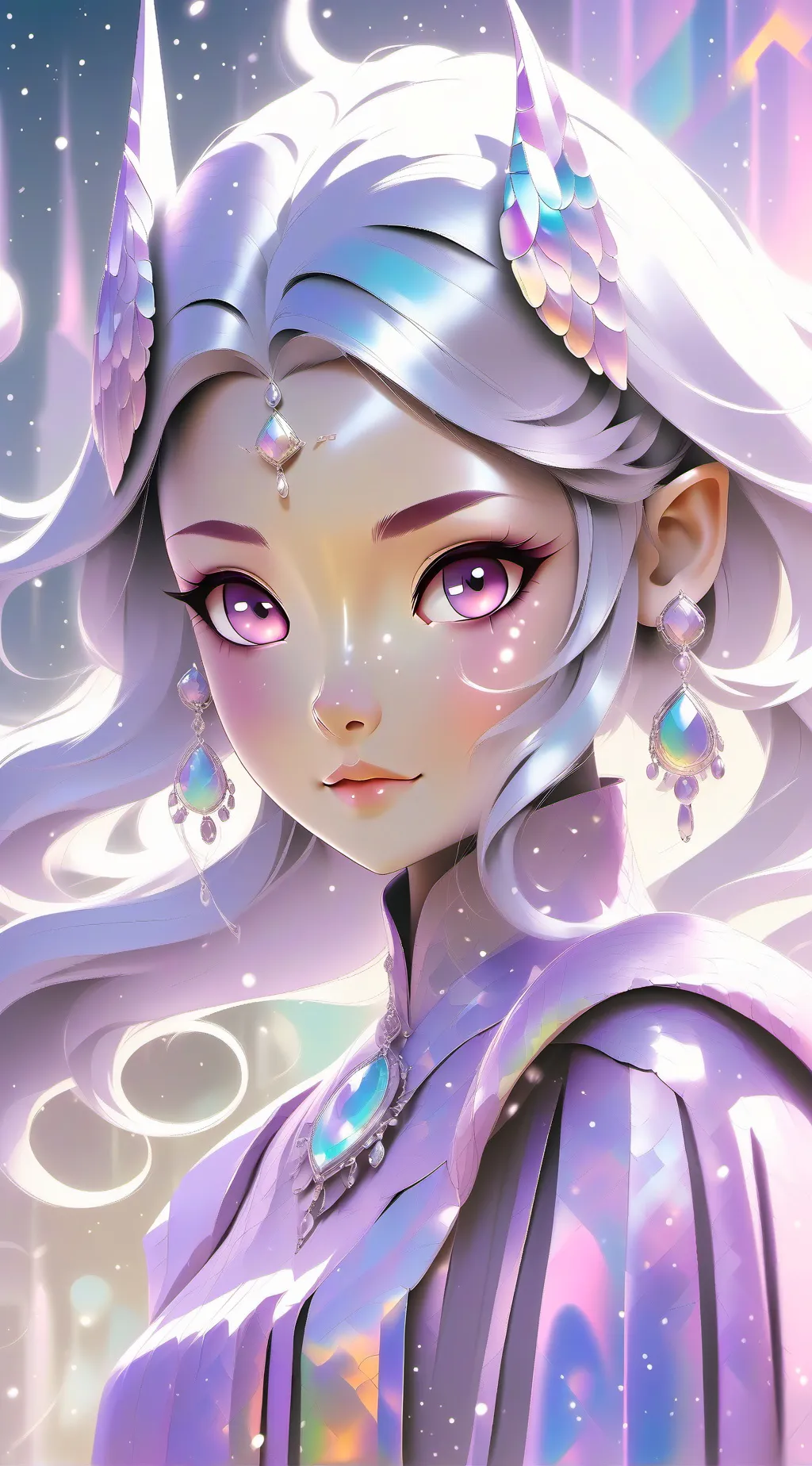 ai character: Aurora background