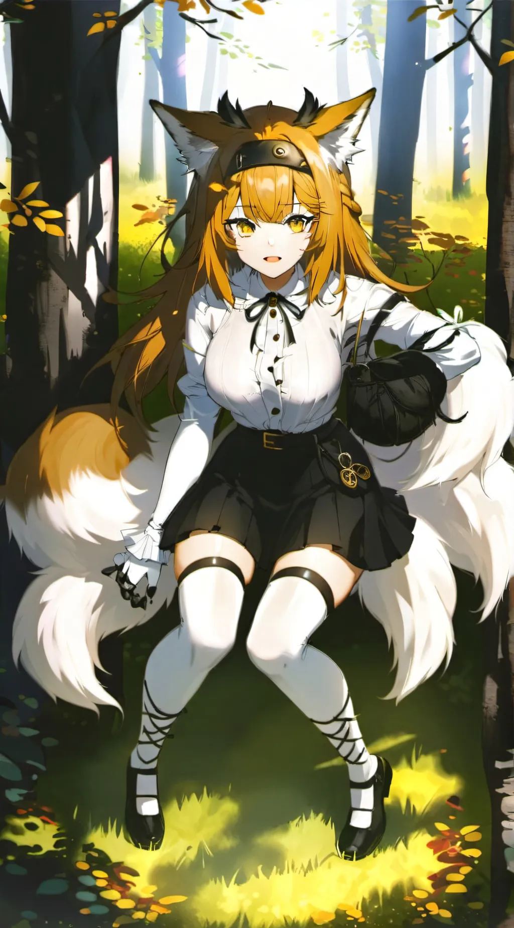 ai character: wolf background