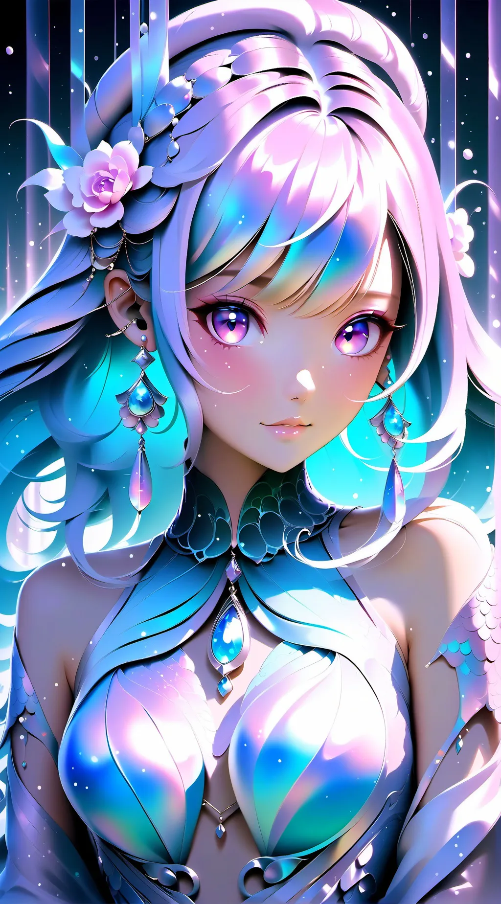 ai character: luna background