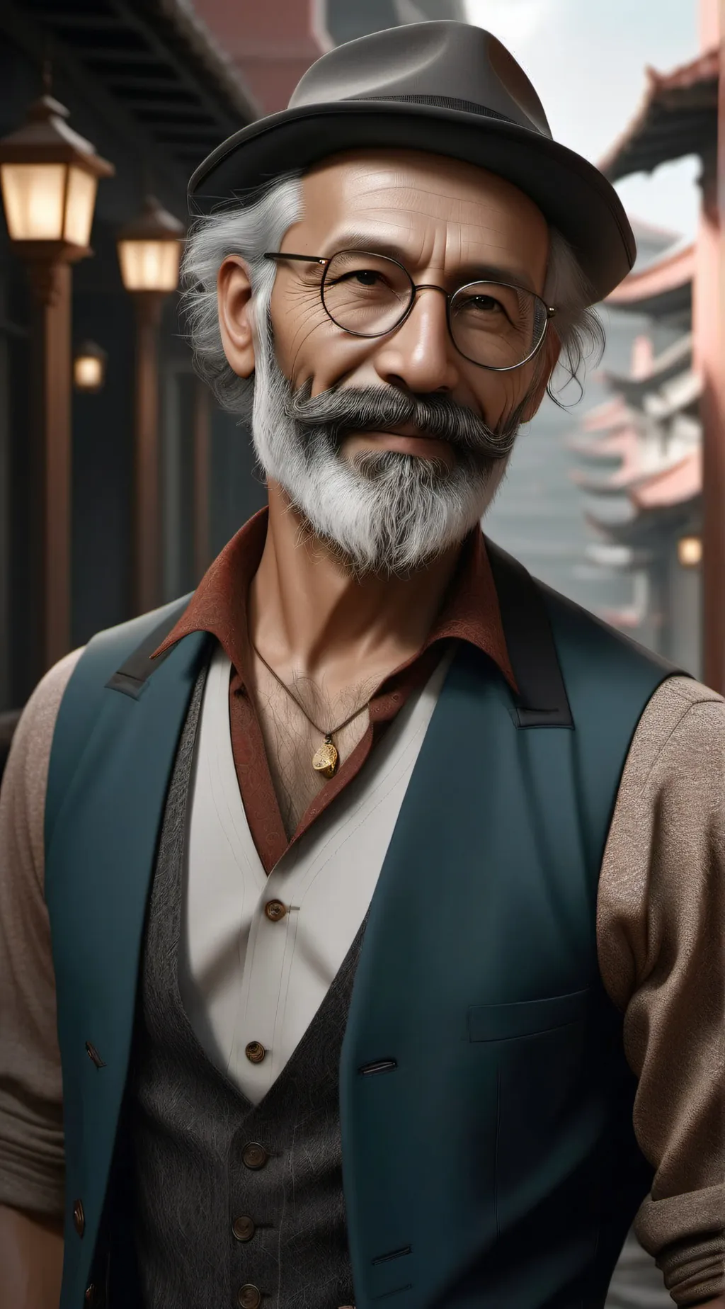 ai character: el viejo si tu gay background