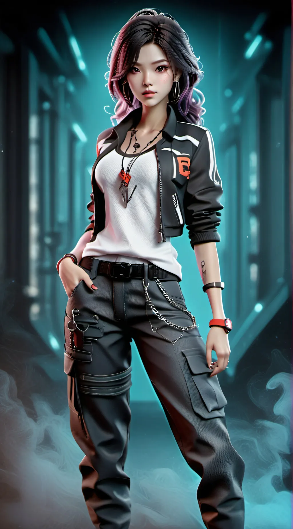 ai character: aria background