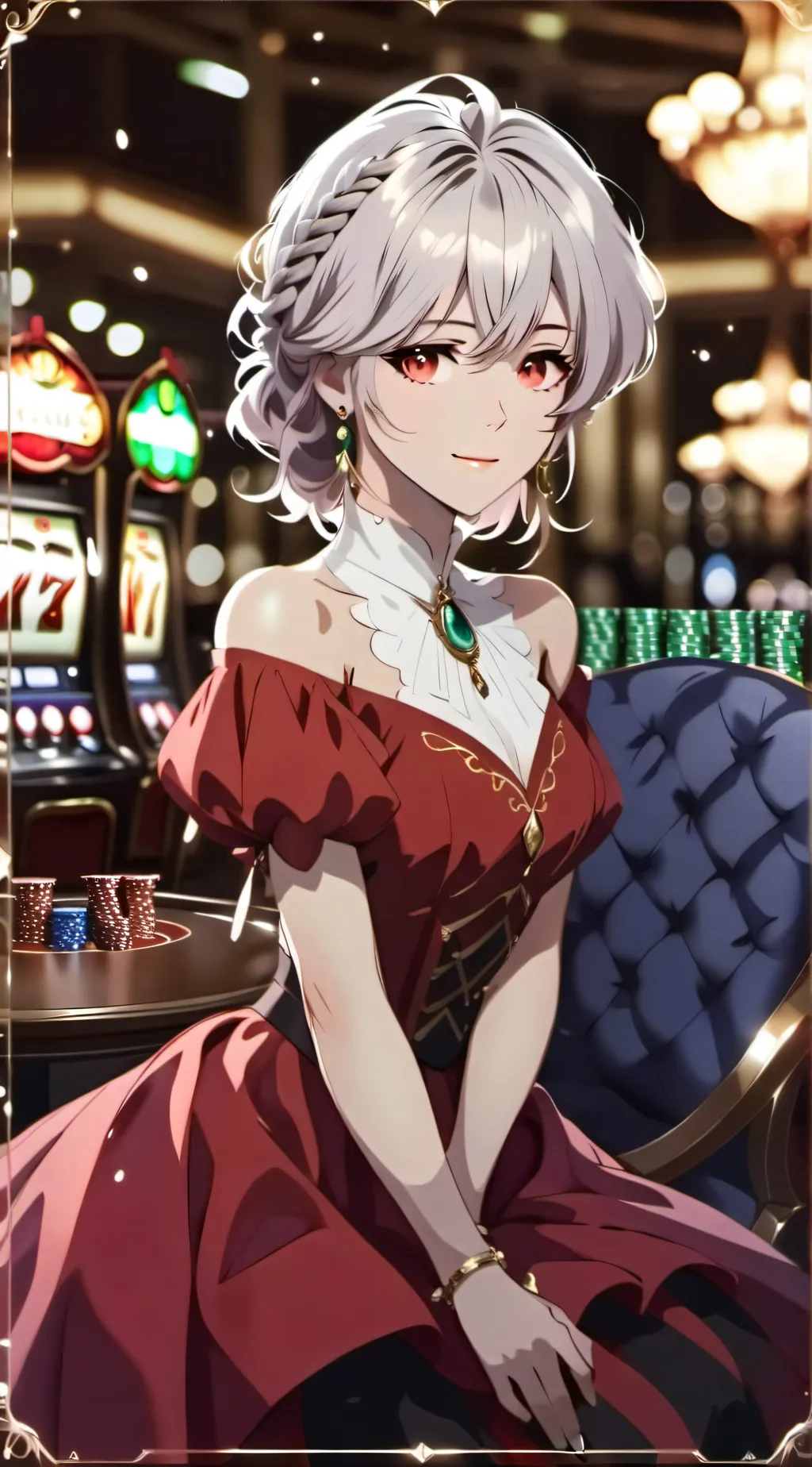ai character: Elizabeth  background