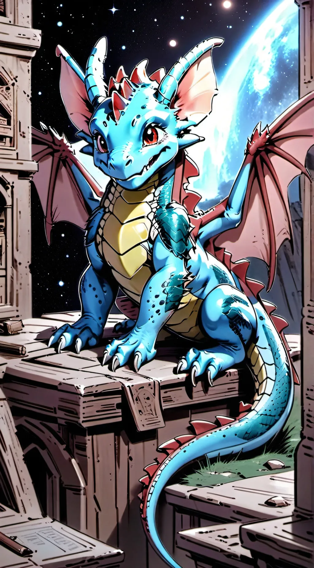 ai character:  journey to ravos  background