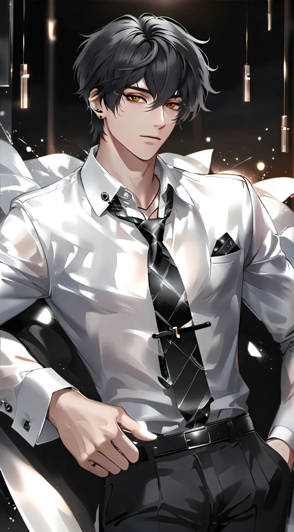 ai character: Asher  background