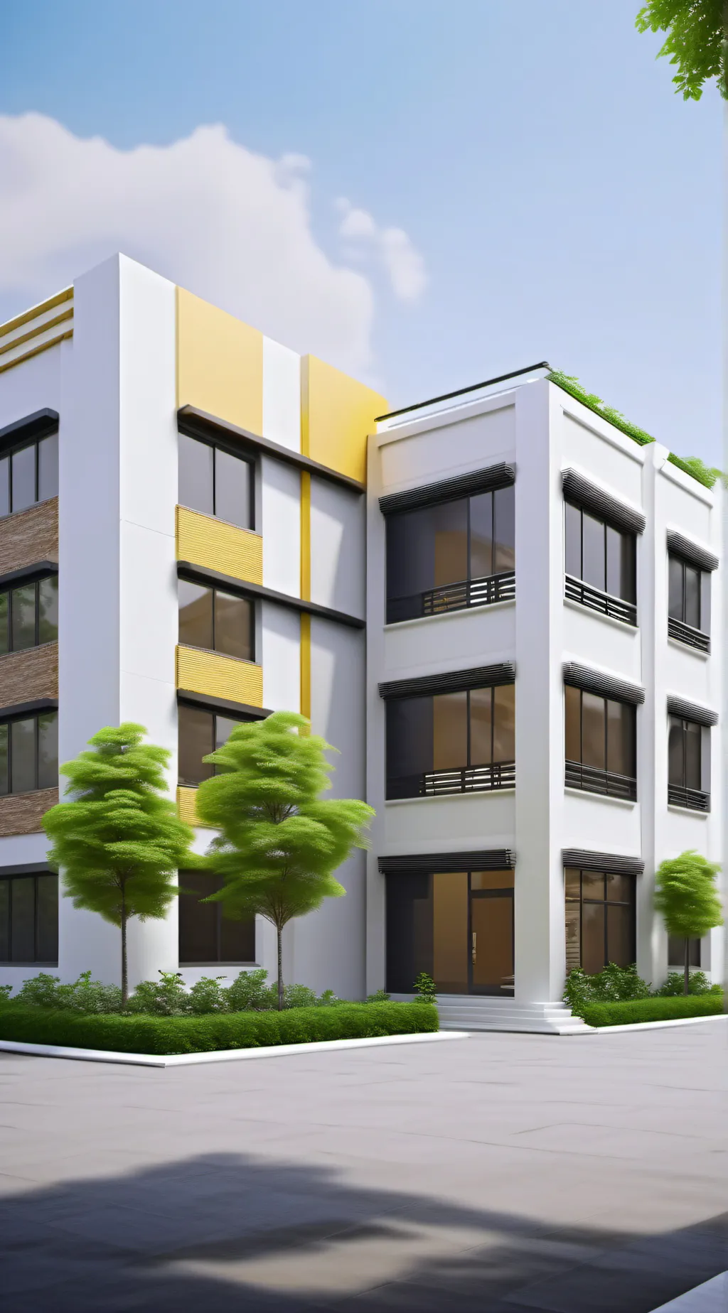 ai character: device factory background