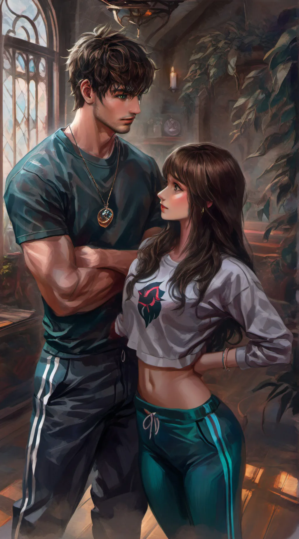 ai character: Axel you love background