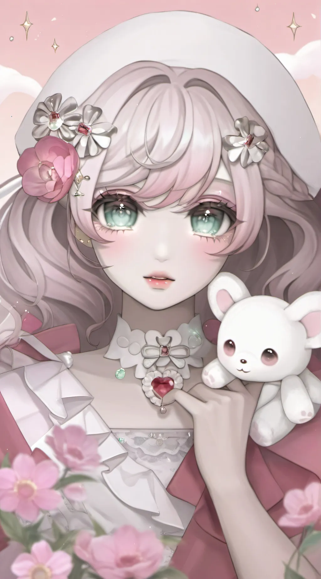 ai character: ur cute sister  background