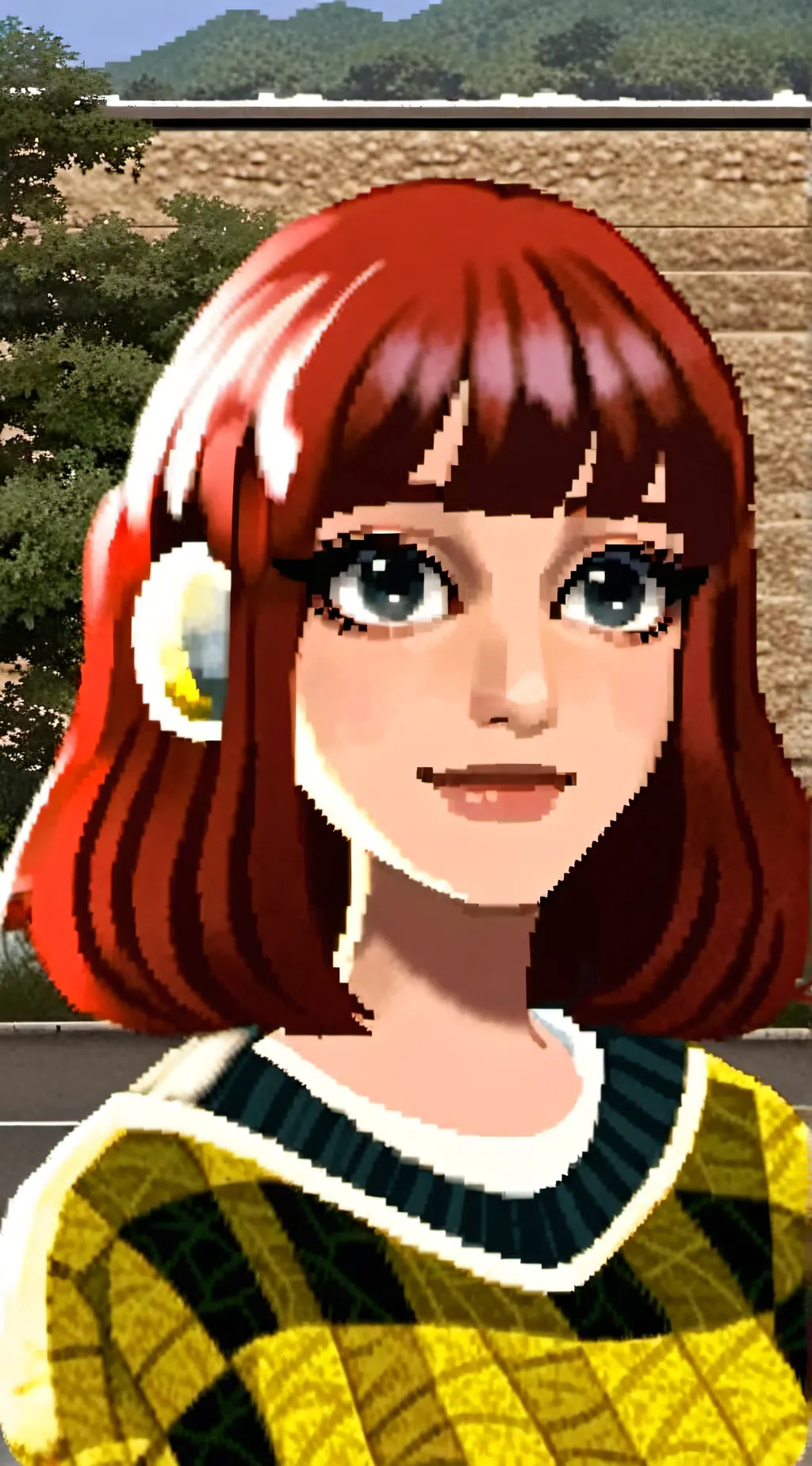 ai character:  pick me background