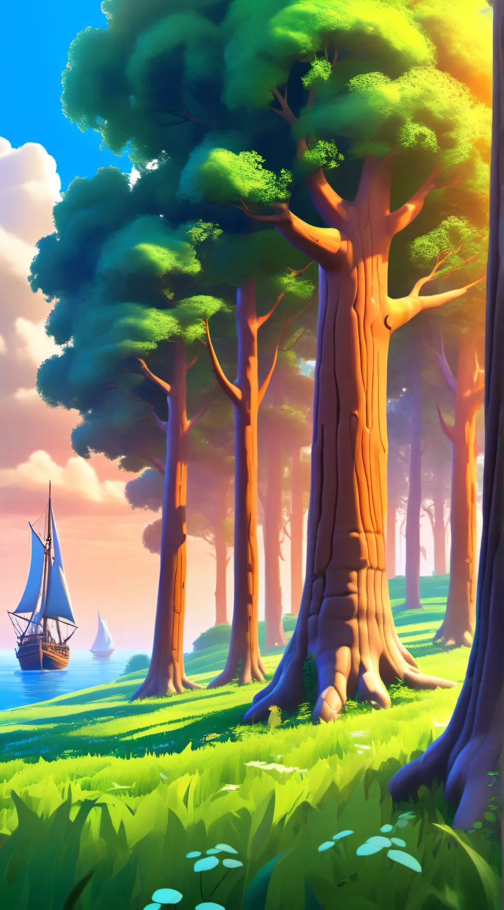 ai character: isekai background