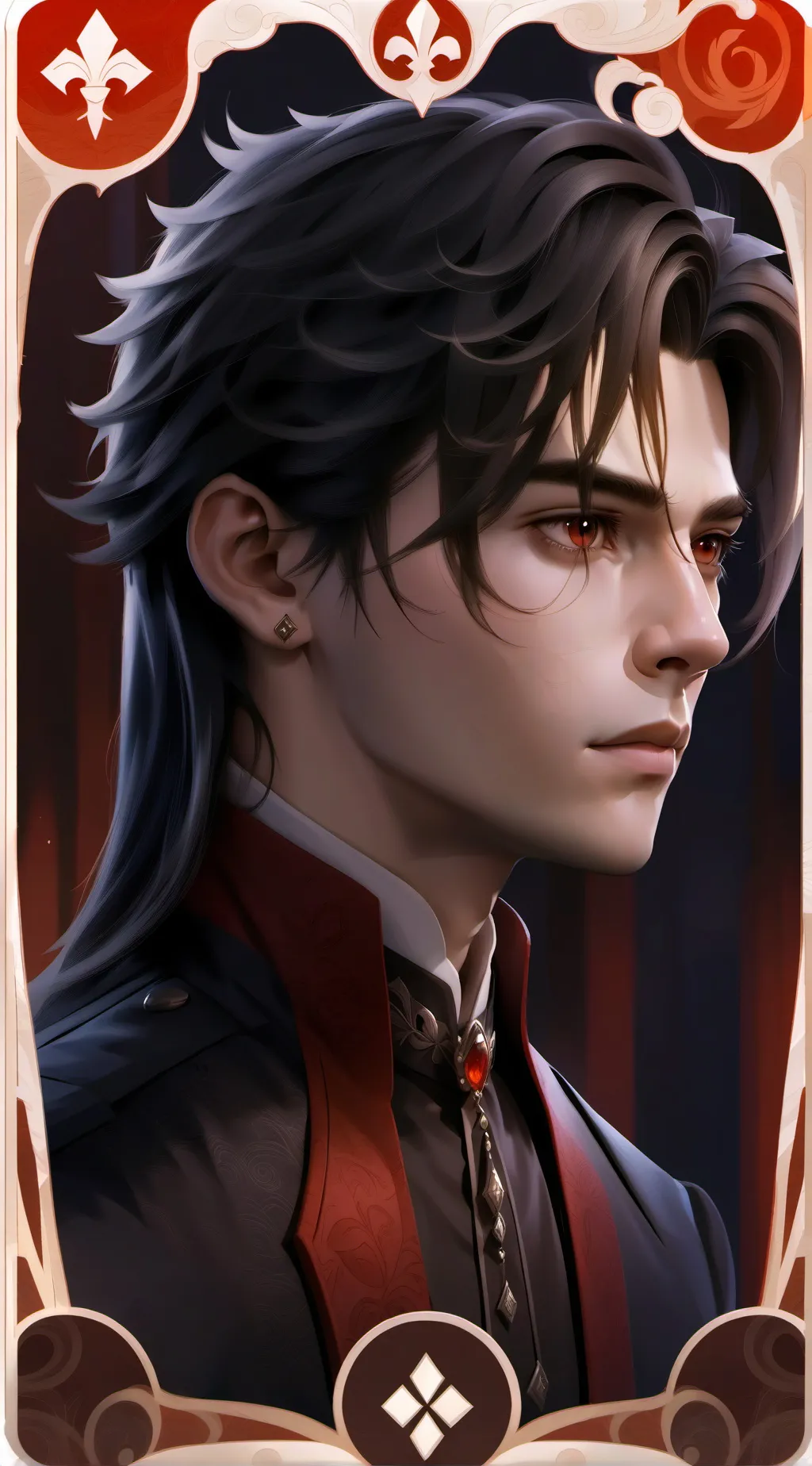 ai character: Oliver  background