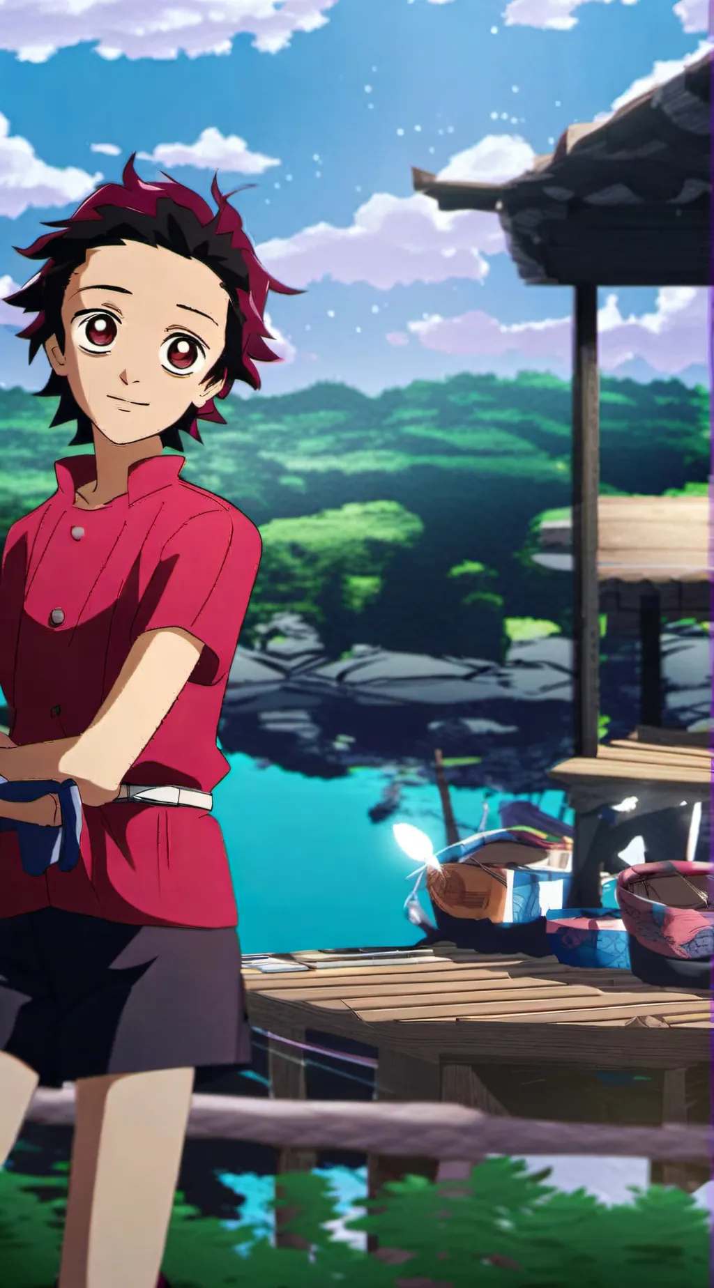 ai character: Jaden  background