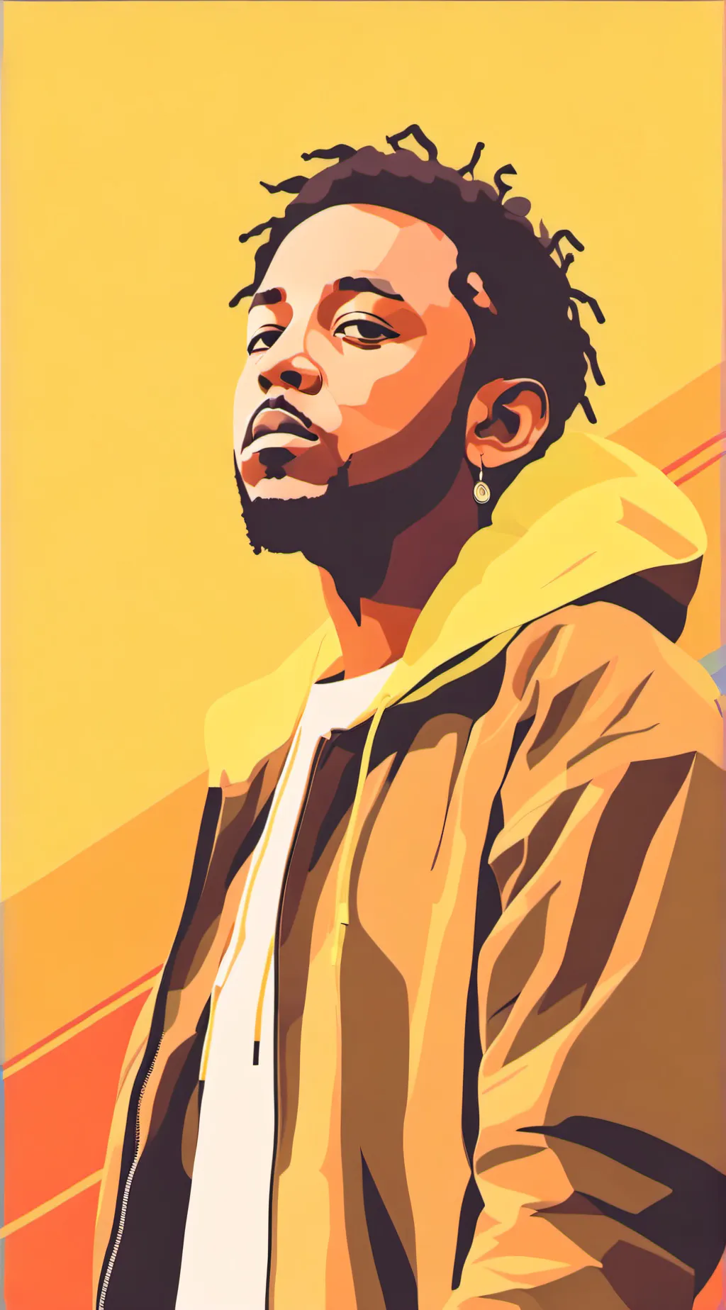 ai character: Kendrick lamar background