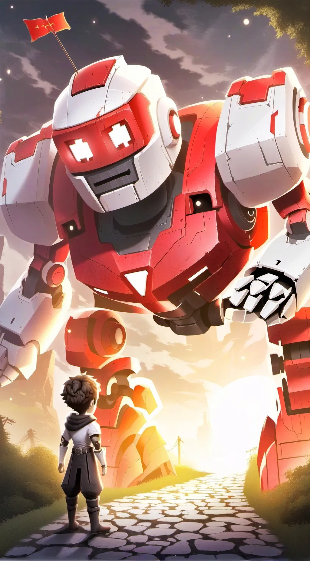 ai character: Hello ￼ background