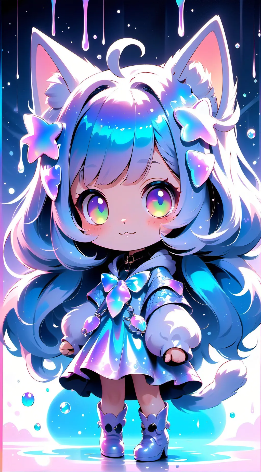 ai character: Discord Kitten background