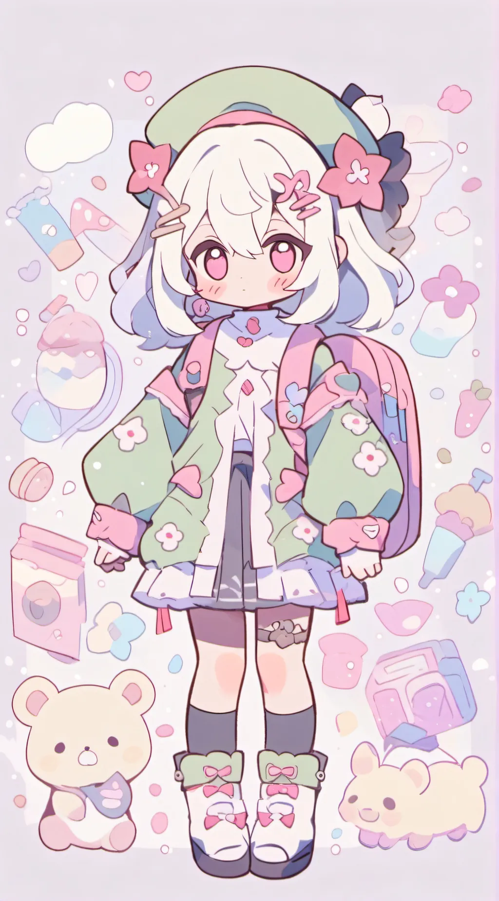 ai character: DUCKTALES GC background