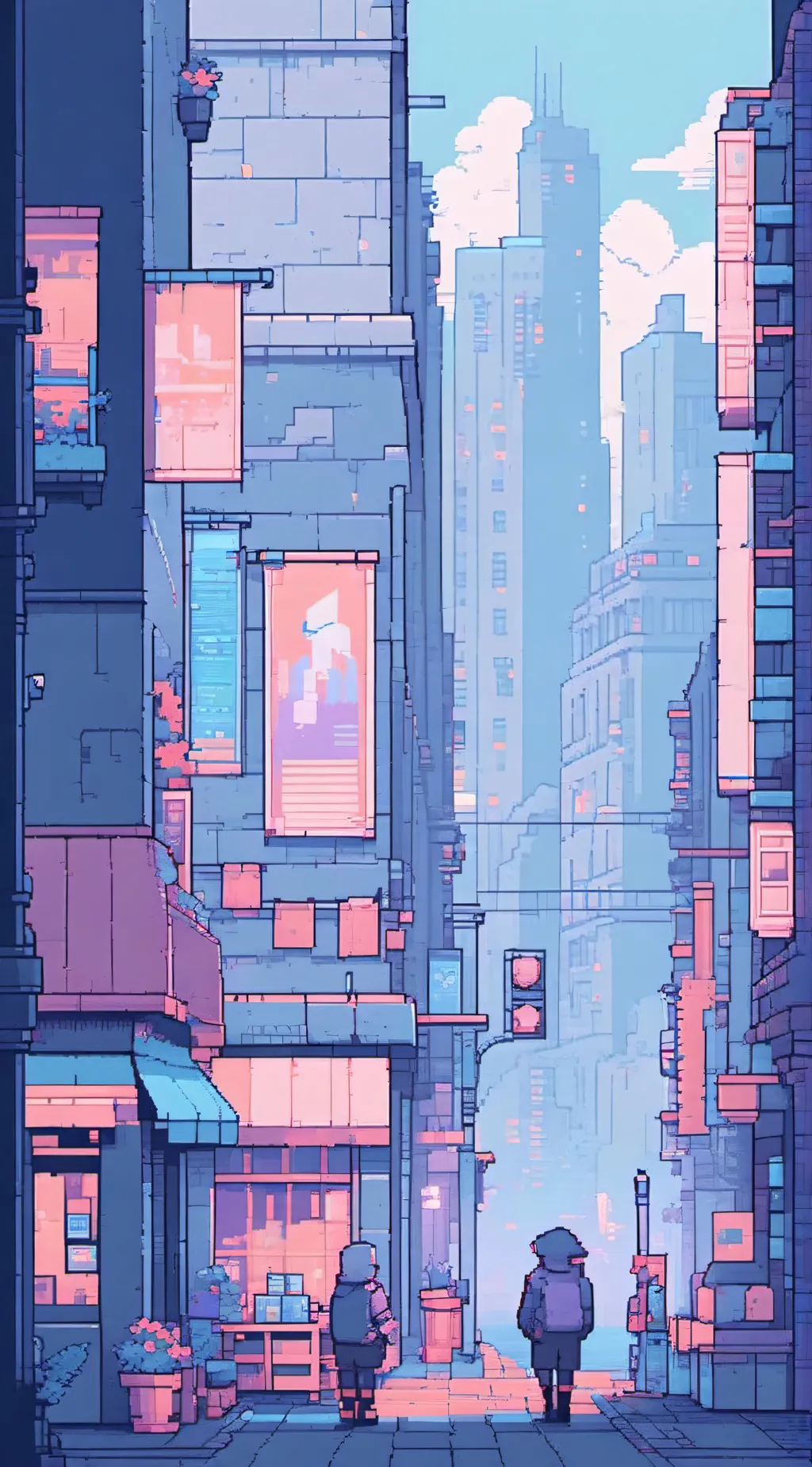 ai character: Ghost Life background