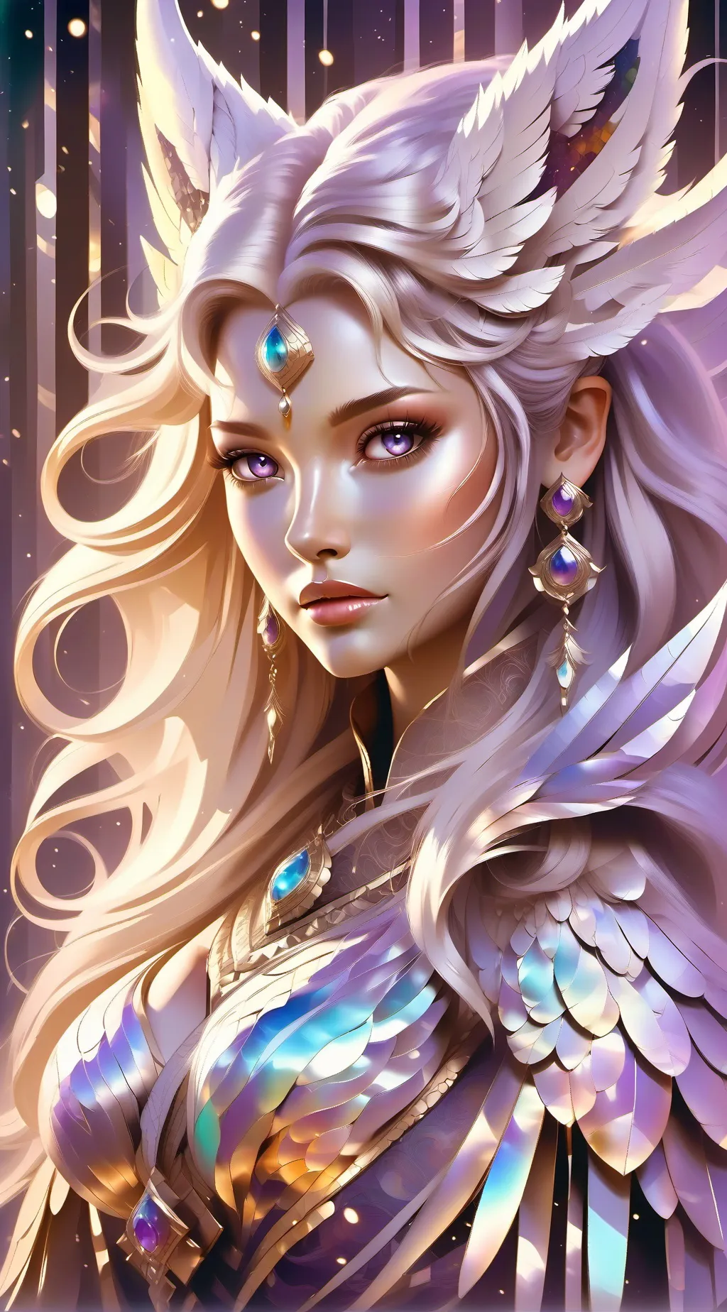 ai character: makiyra  background