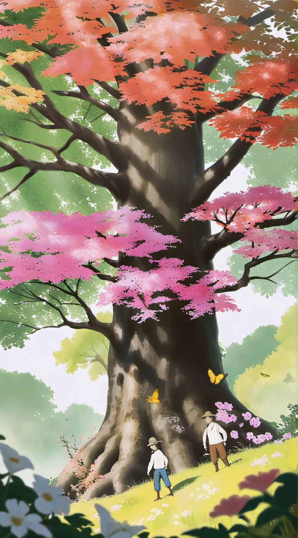 ai character: The creators time. background