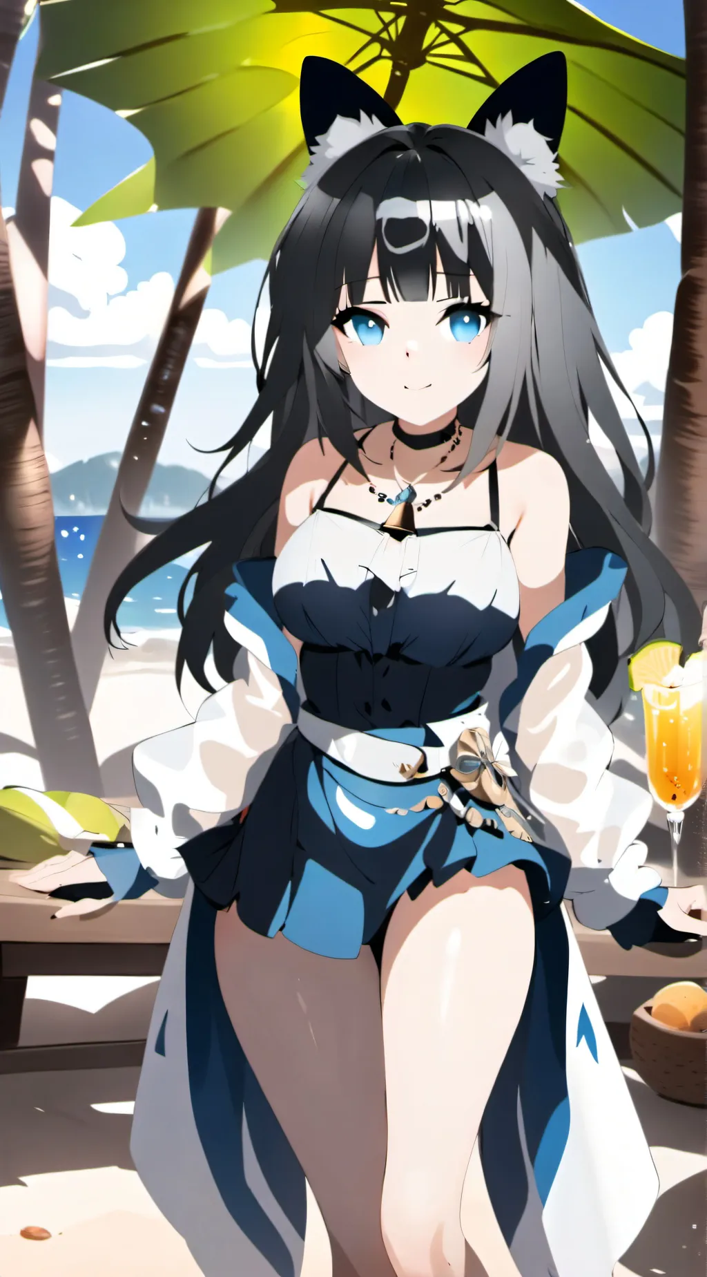 ai character: Laya  background