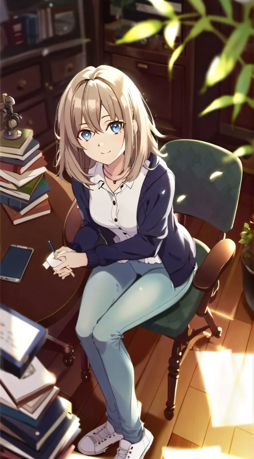 ai character: Jessica  background