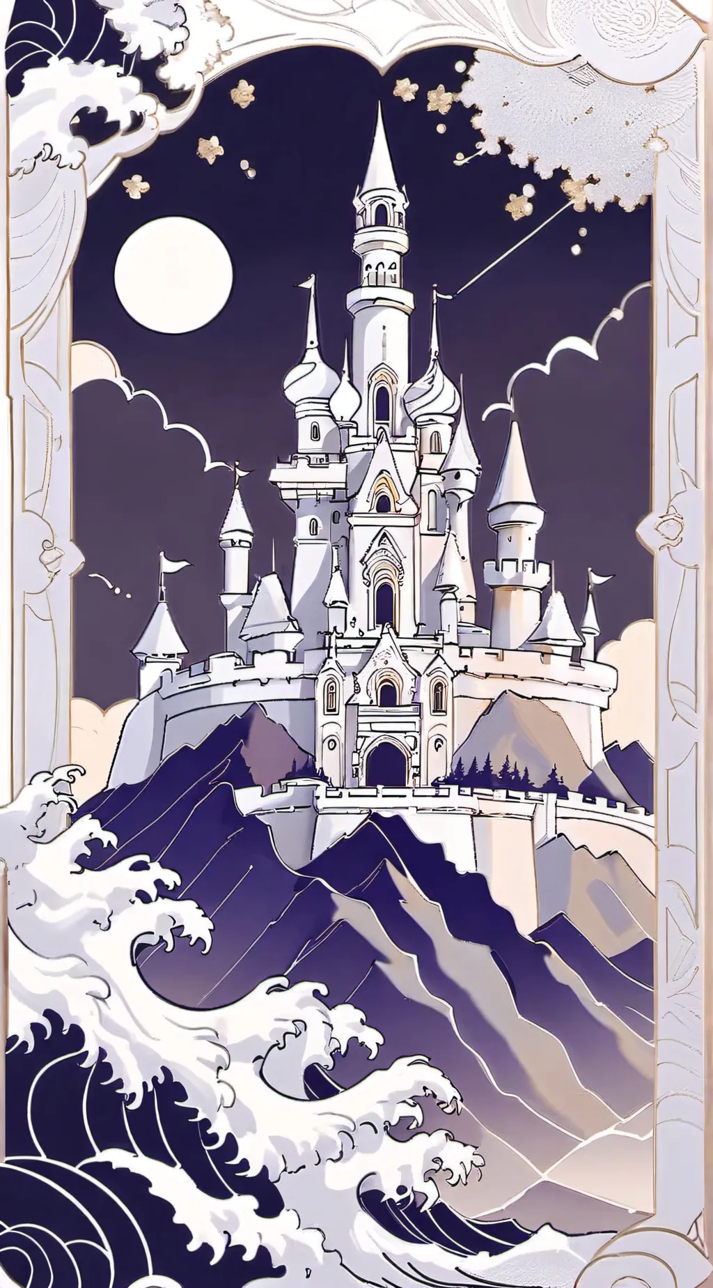 ai character: Denka Kaminari #2 background